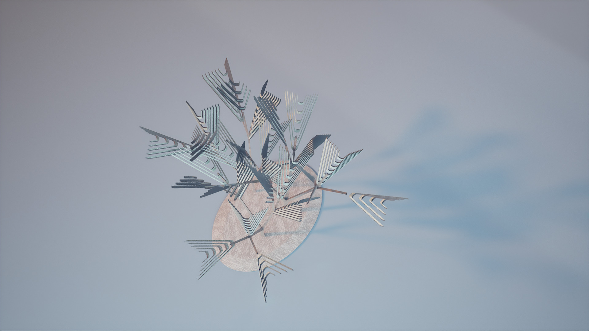 Conceptual shrub S1Cv6 Low-poly 3D model_6