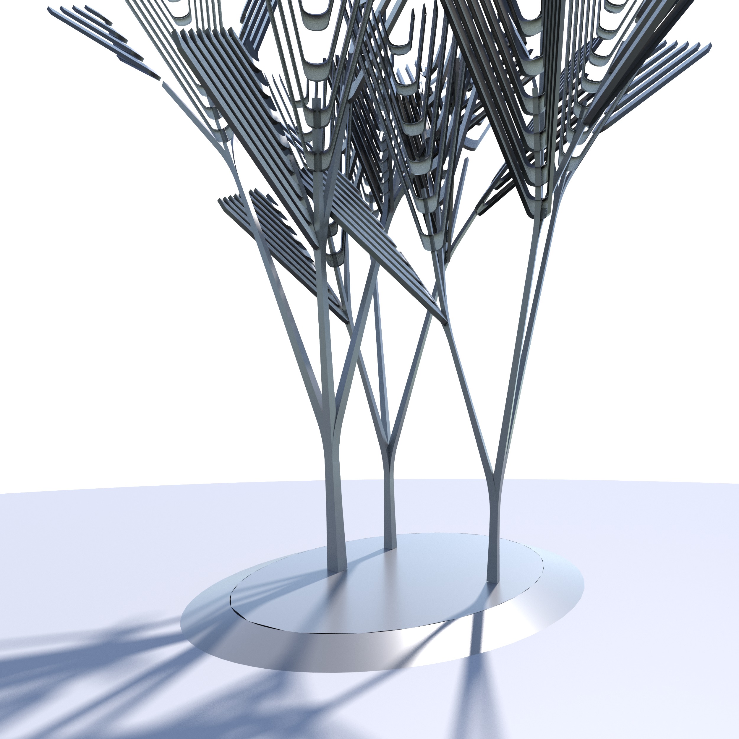 Conceptual shrub S1Cv6 Low-poly 3D model_10