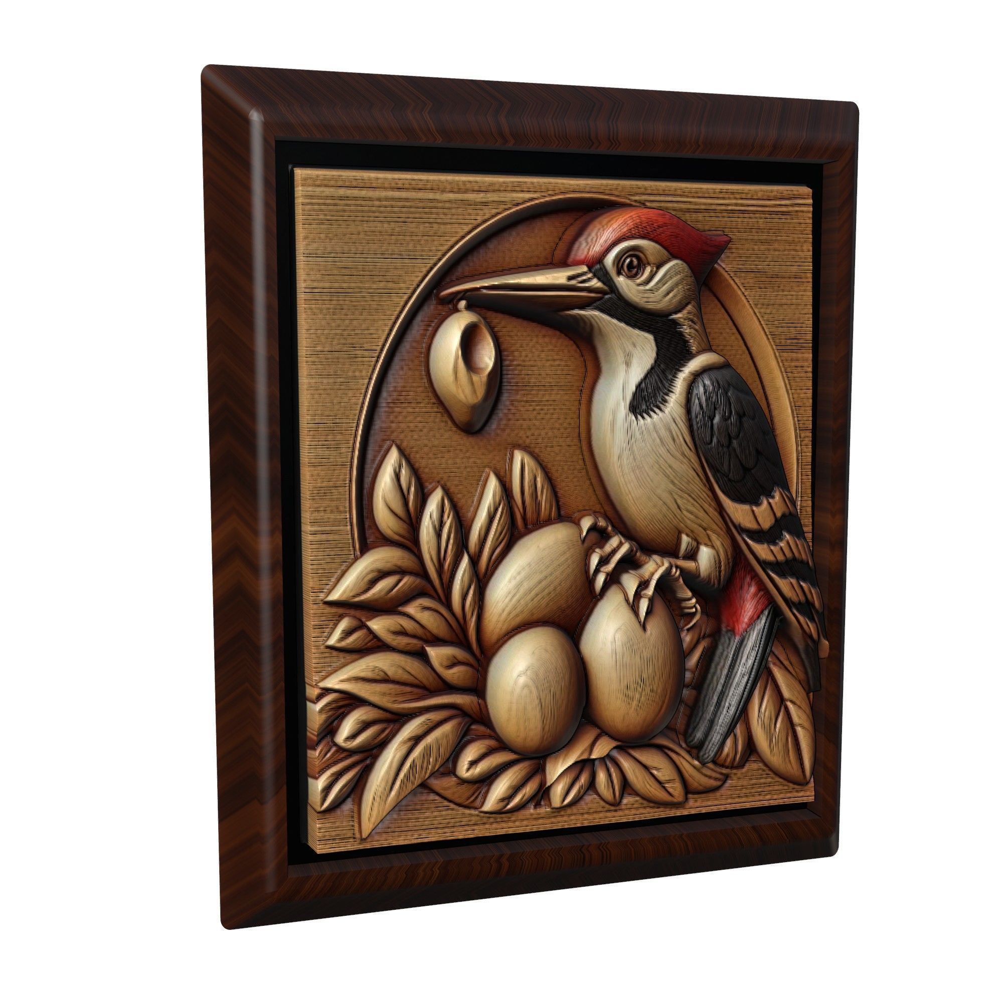 Woodpecker Animal 3D print model_1