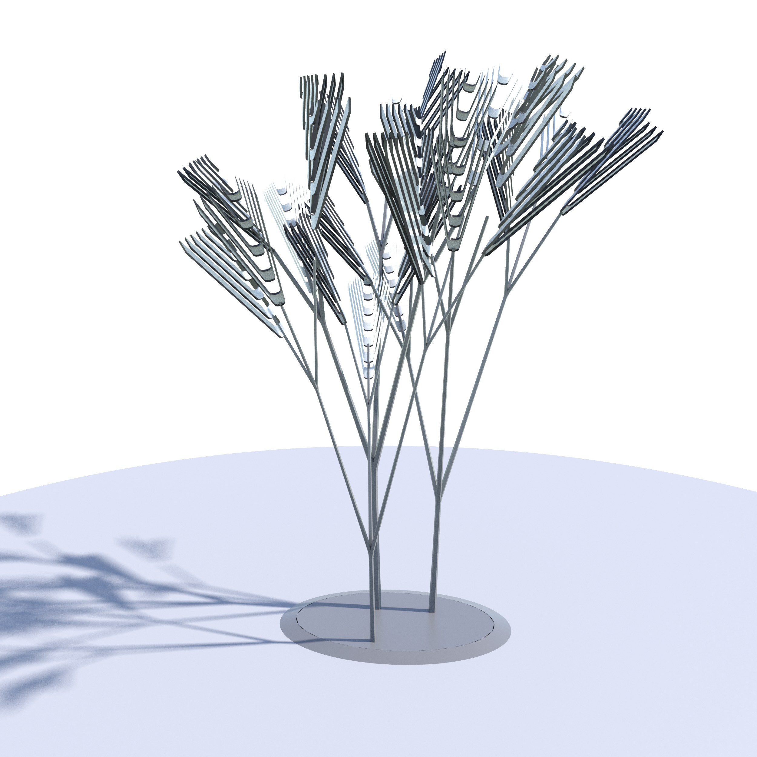 Conceptual shrub S1Cv7 Low-poly 3D model_12