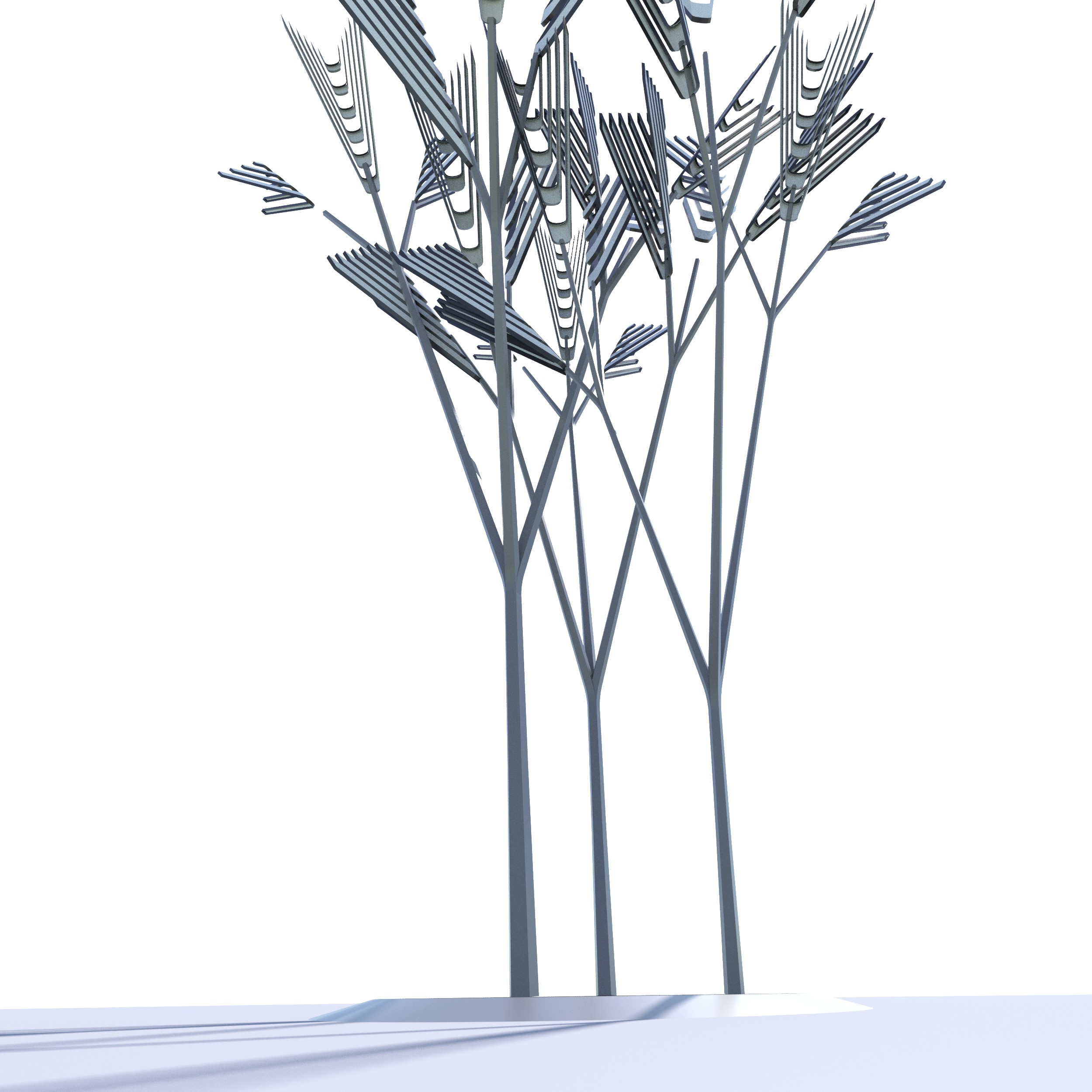 Conceptual shrub S1Cv7 Low-poly 3D model_10