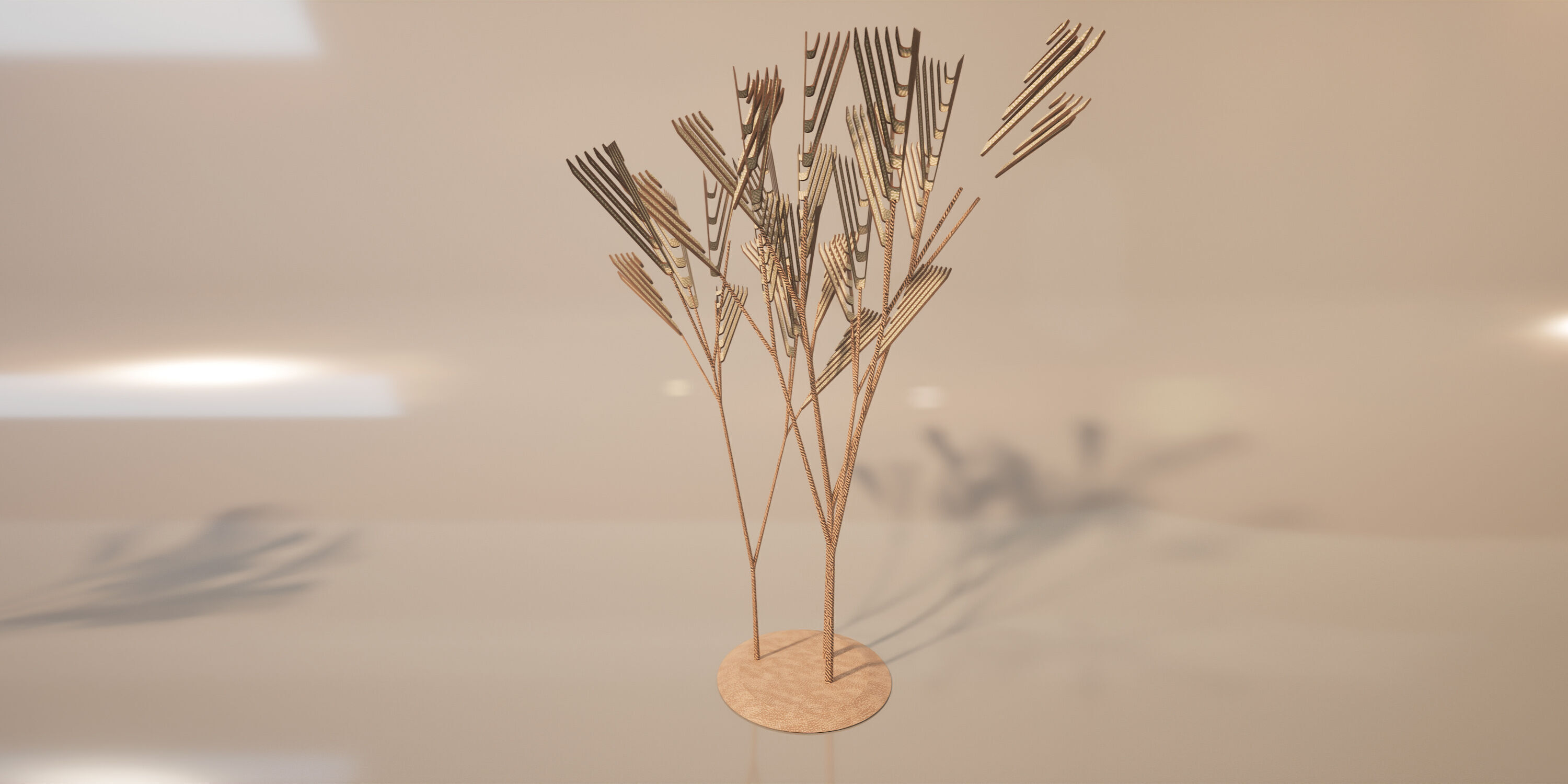 Conceptual shrub S1Cv7 Low-poly 3D model_1