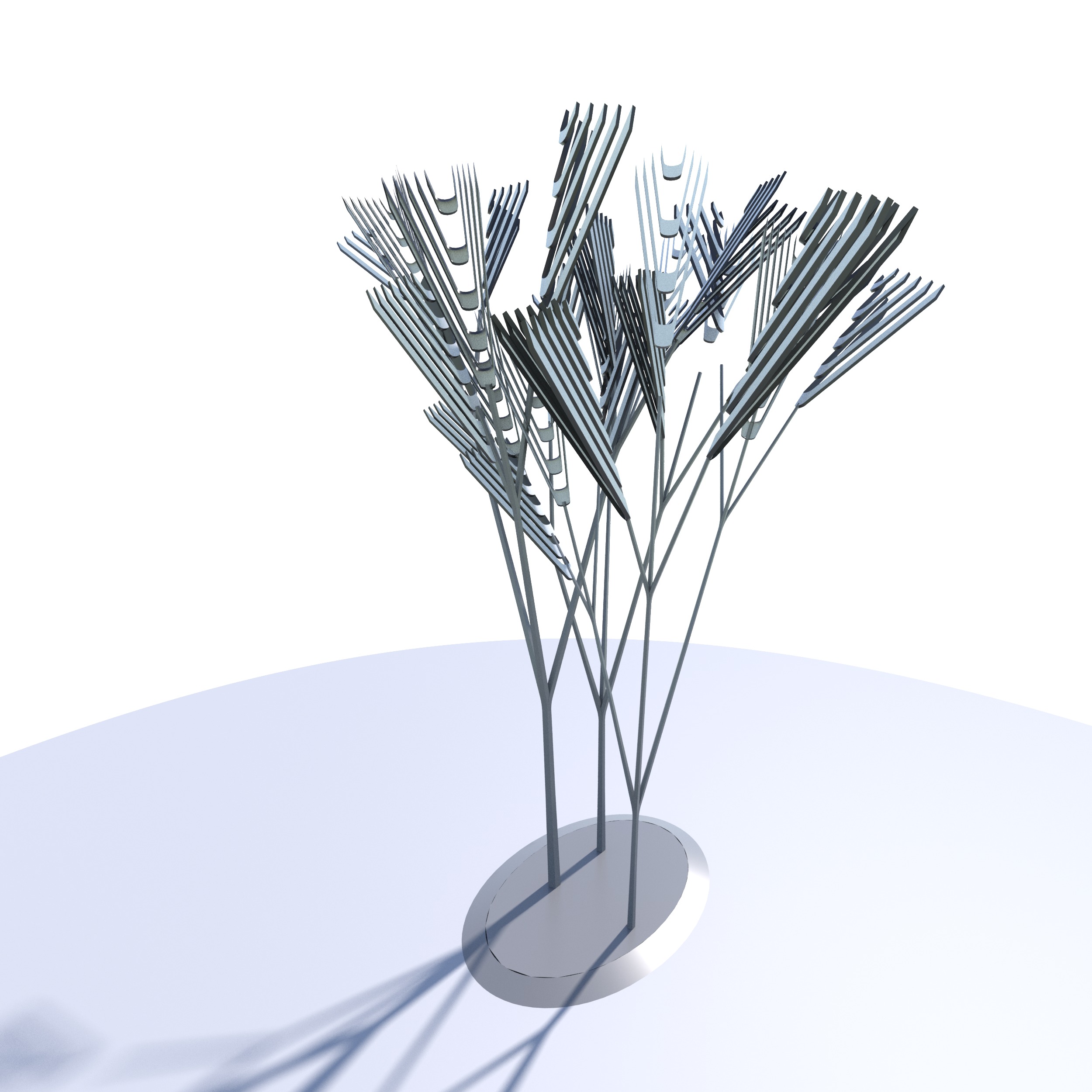 Conceptual shrub S1Cv7 Low-poly 3D model_14