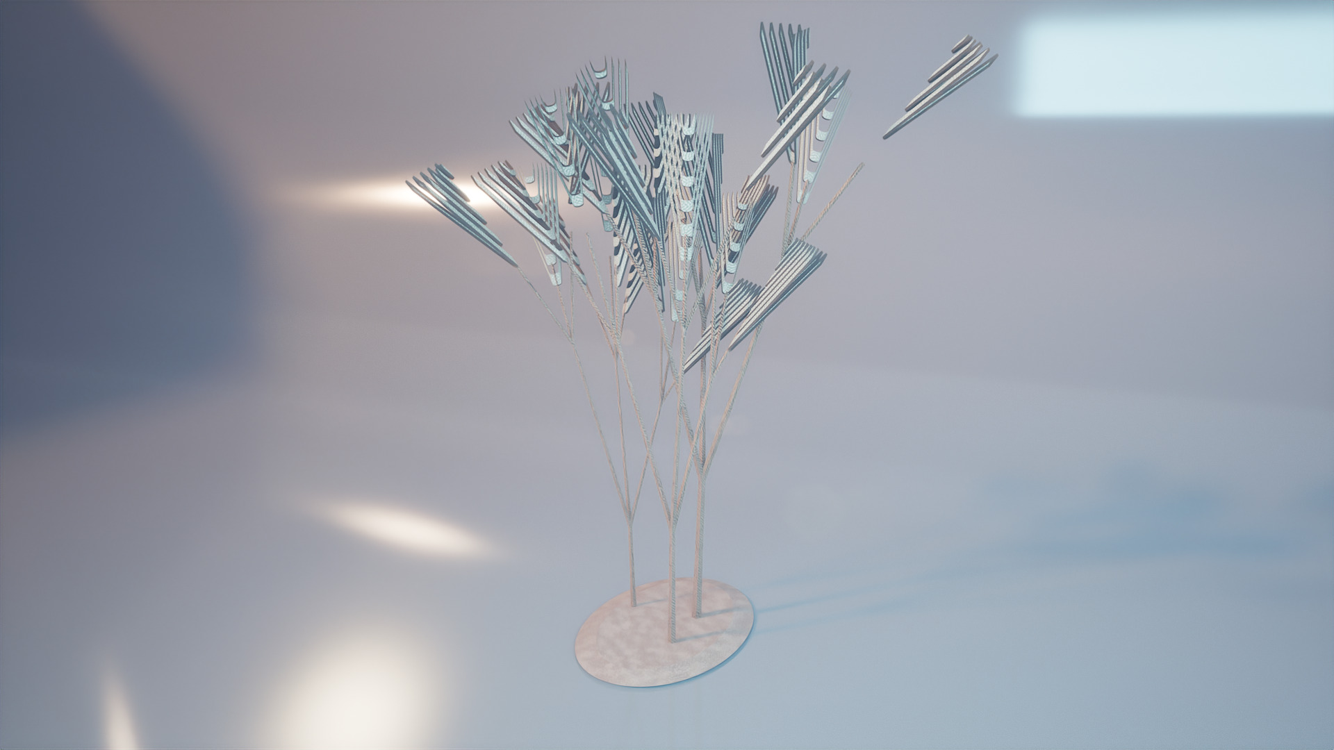 Conceptual shrub S1Cv7 Low-poly 3D model_5