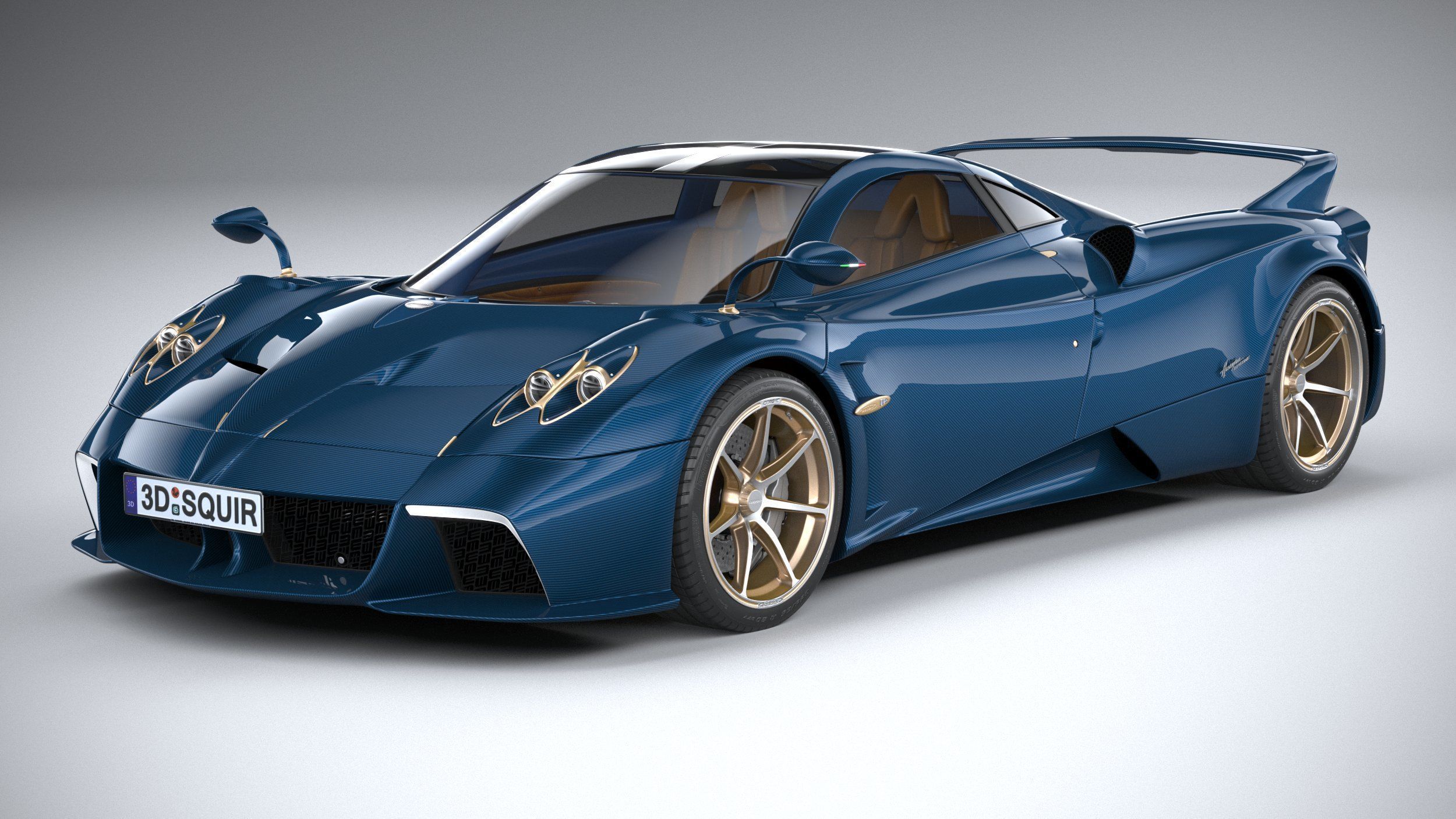 Pagani Huayra Epitome 2024 3D model_1