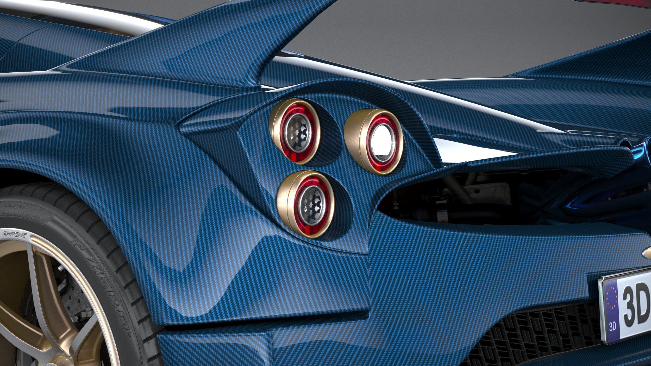 Pagani Huayra Epitome 2024 3D model_15