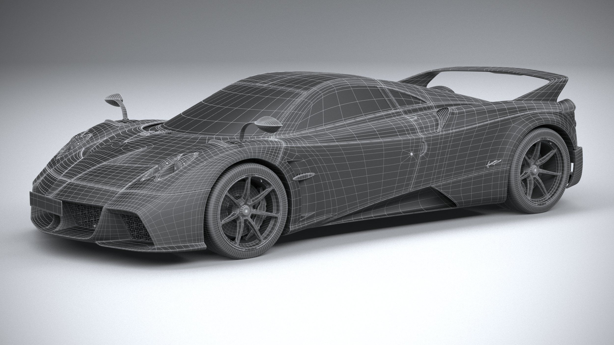 Pagani Huayra Epitome 2024 3D model_28