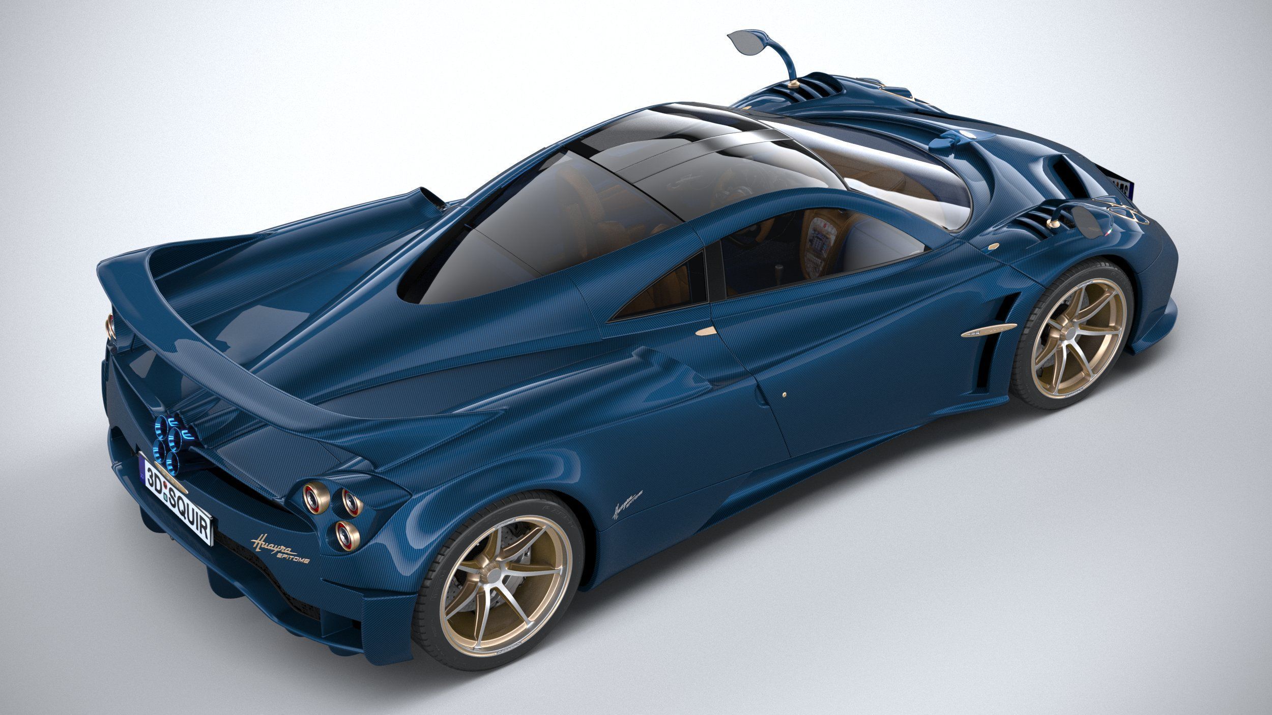 Pagani Huayra Epitome 2024 3D model_10