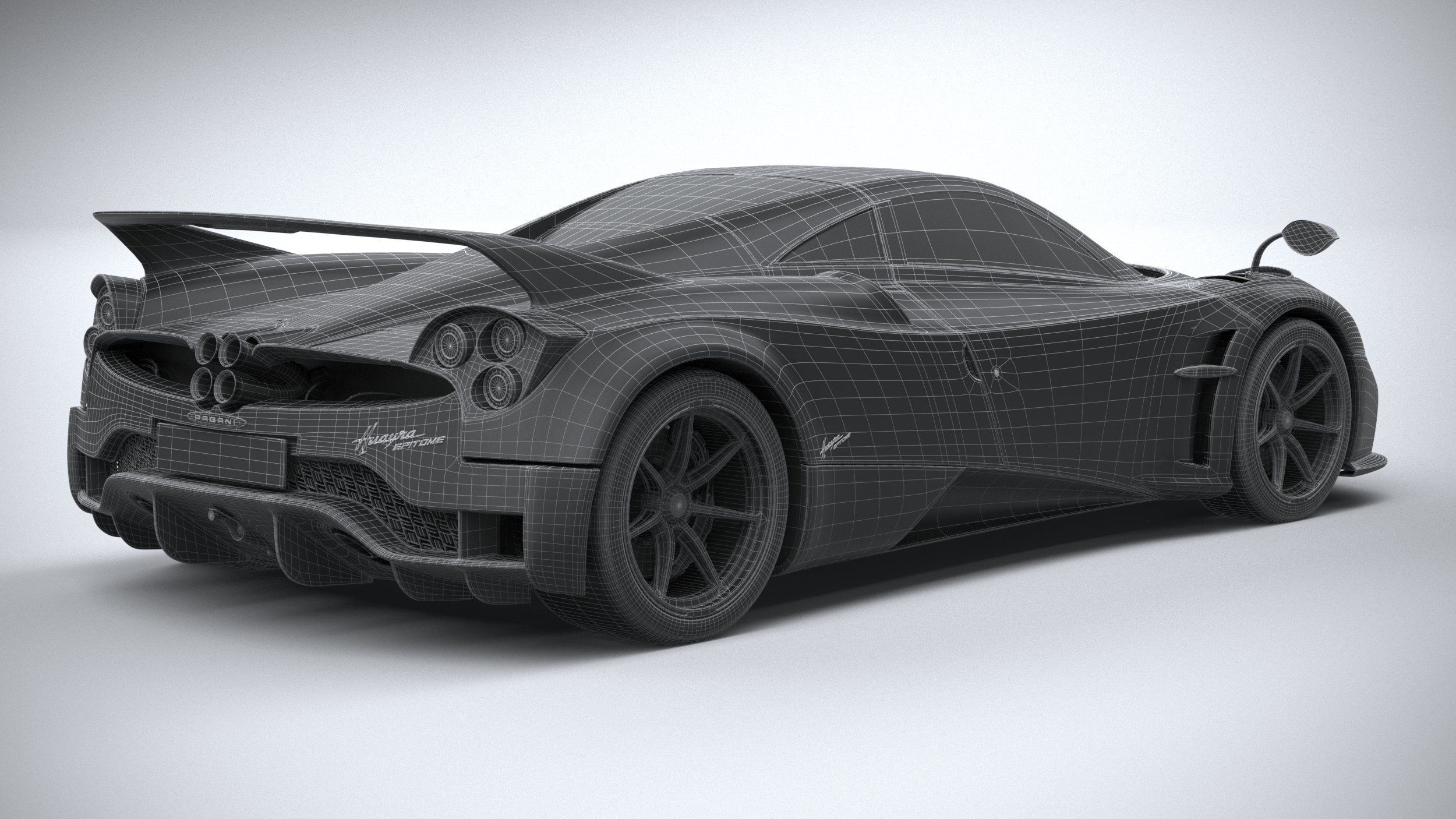 Pagani Huayra Epitome 2024 3D model_29