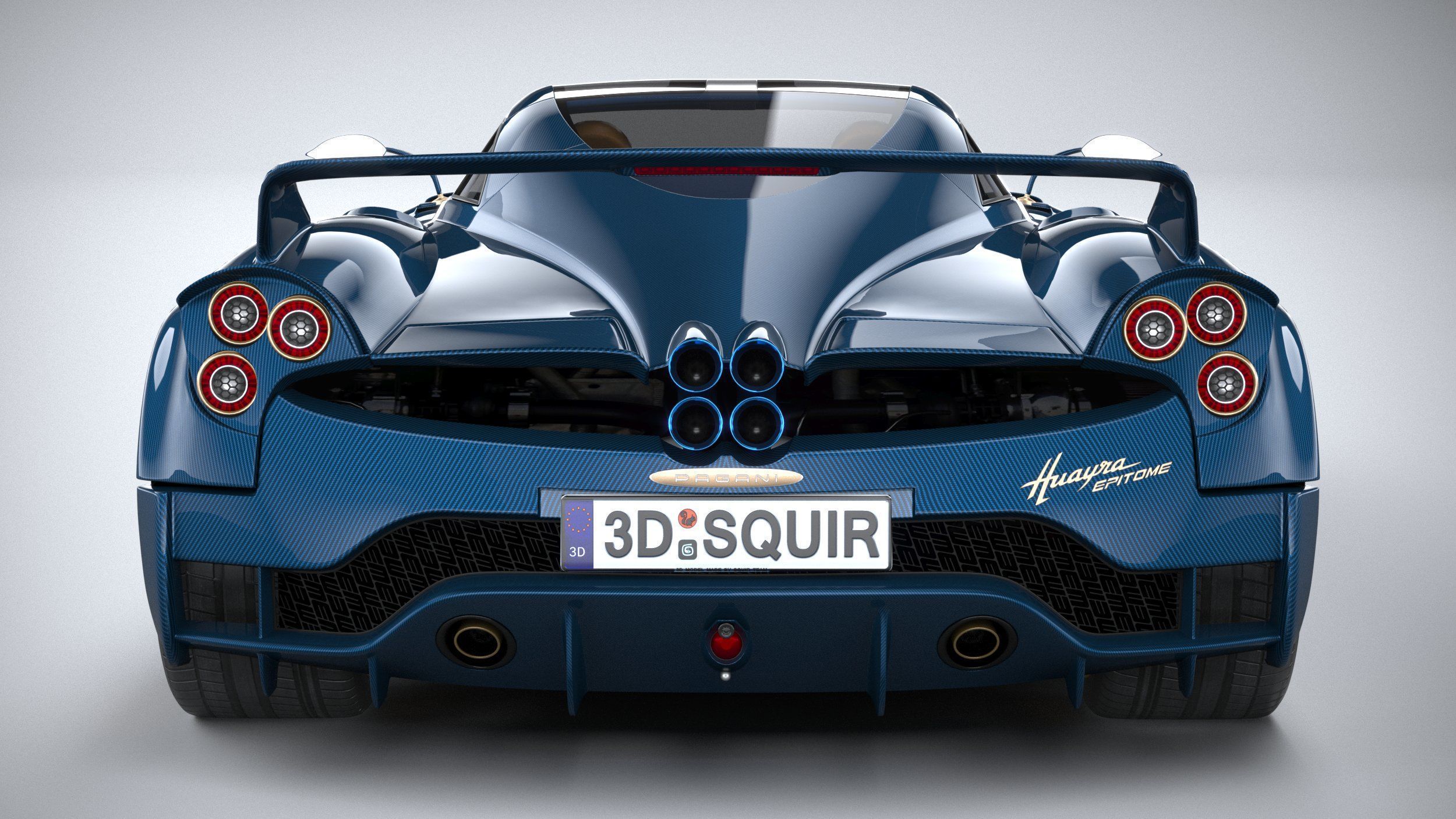 Pagani Huayra Epitome 2024 3D model_4