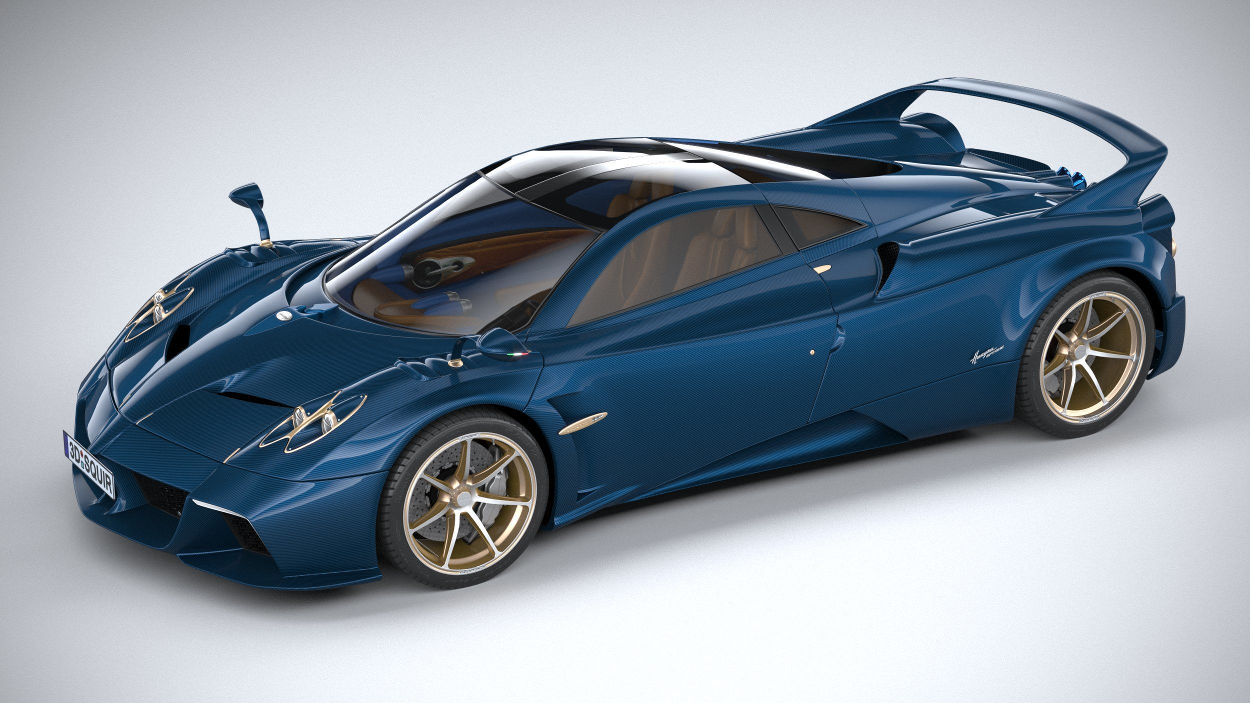 Pagani Huayra Epitome 2024 3D model_7