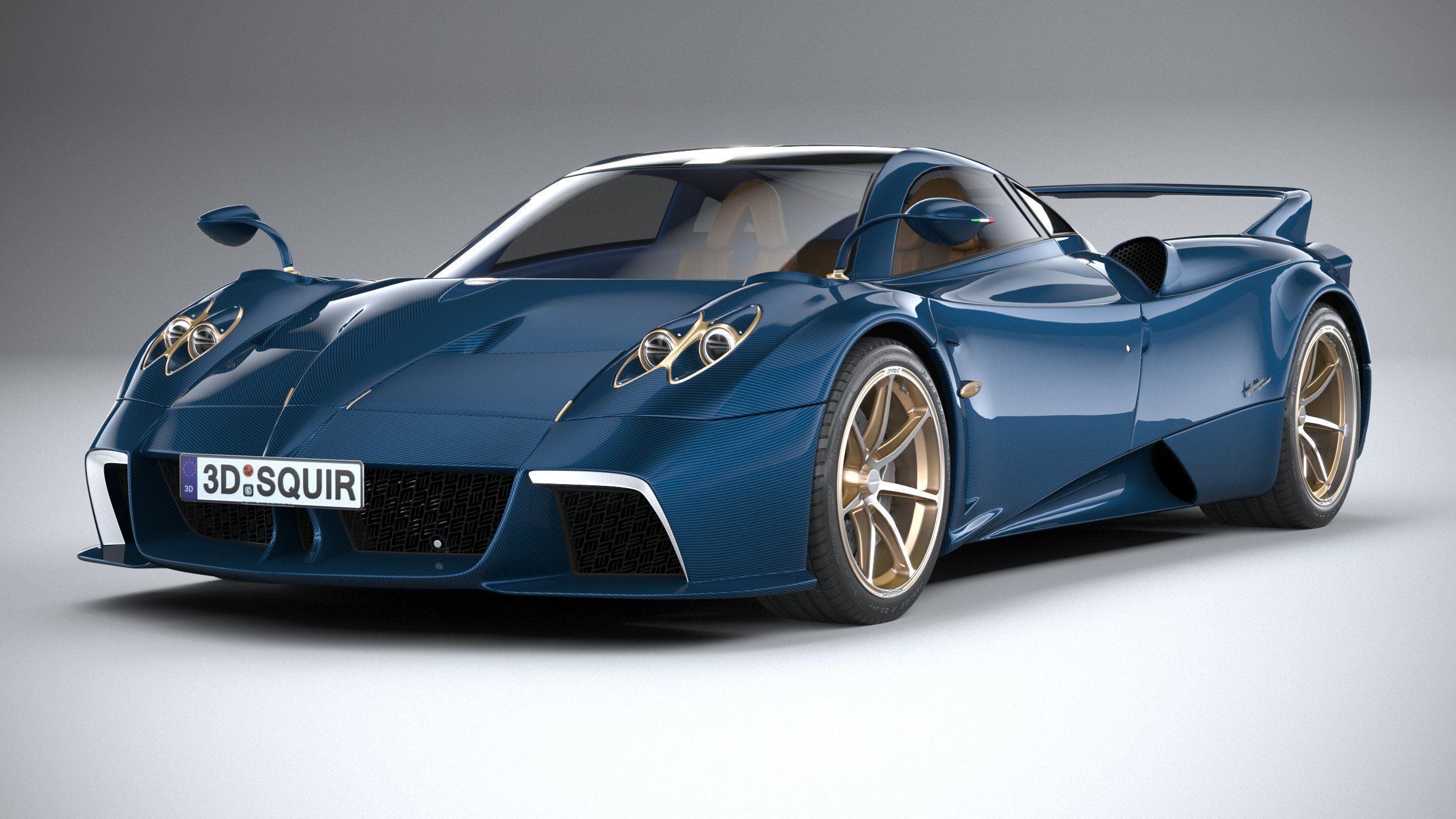 Pagani Huayra Epitome 2024 3D model_2