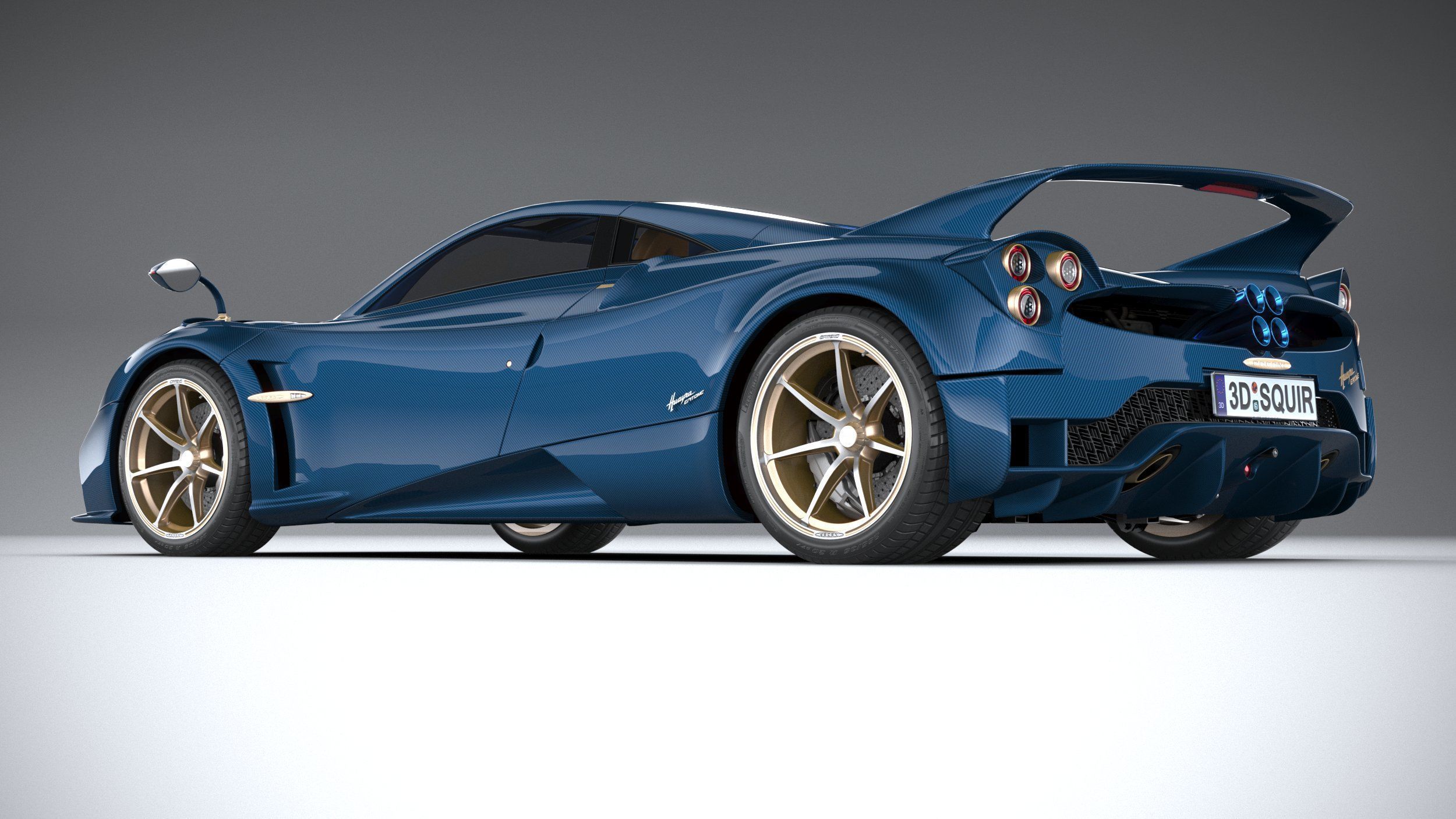 Pagani Huayra Epitome 2024 3D model_5