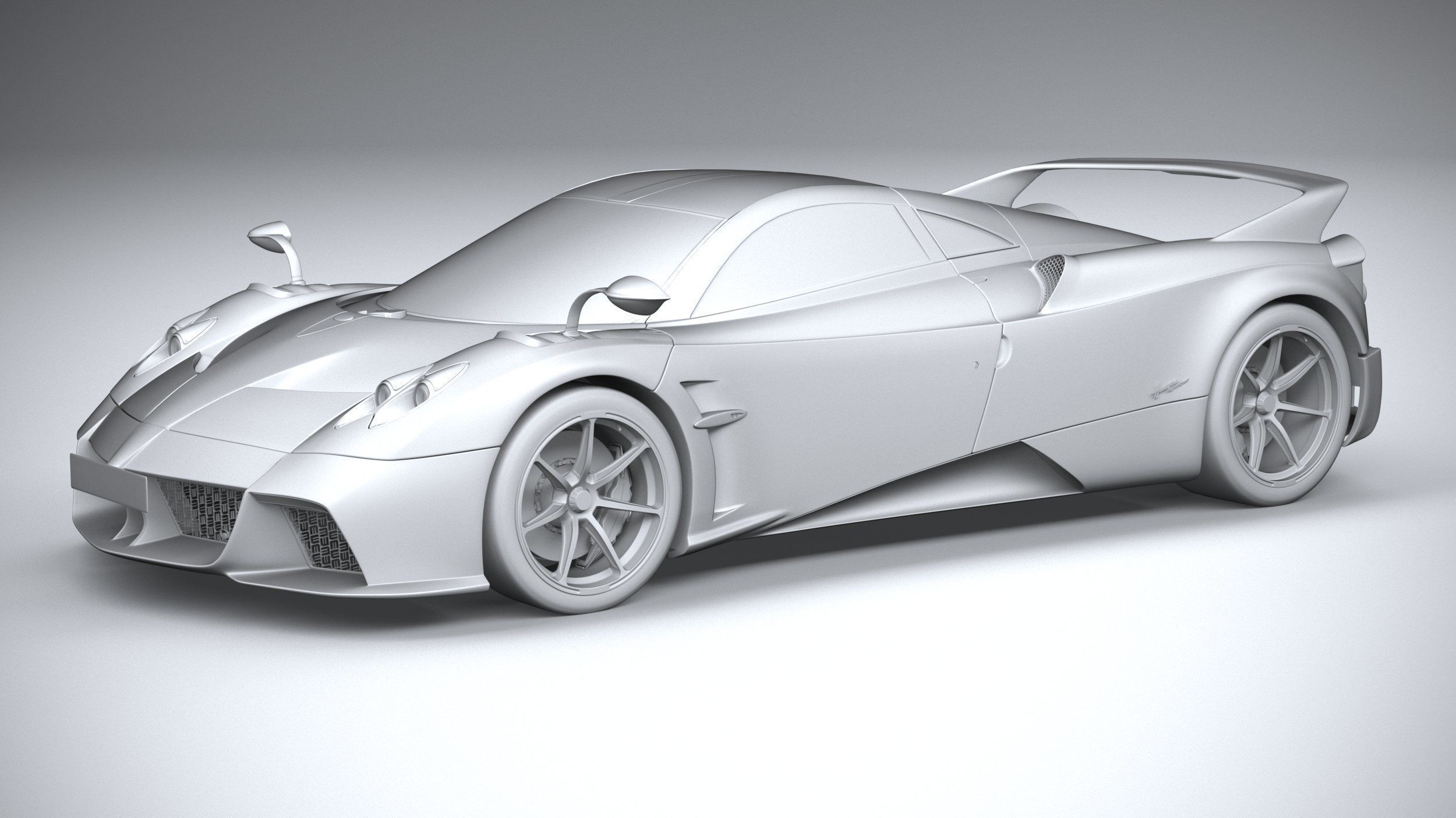 Pagani Huayra Epitome 2024 3D model_19