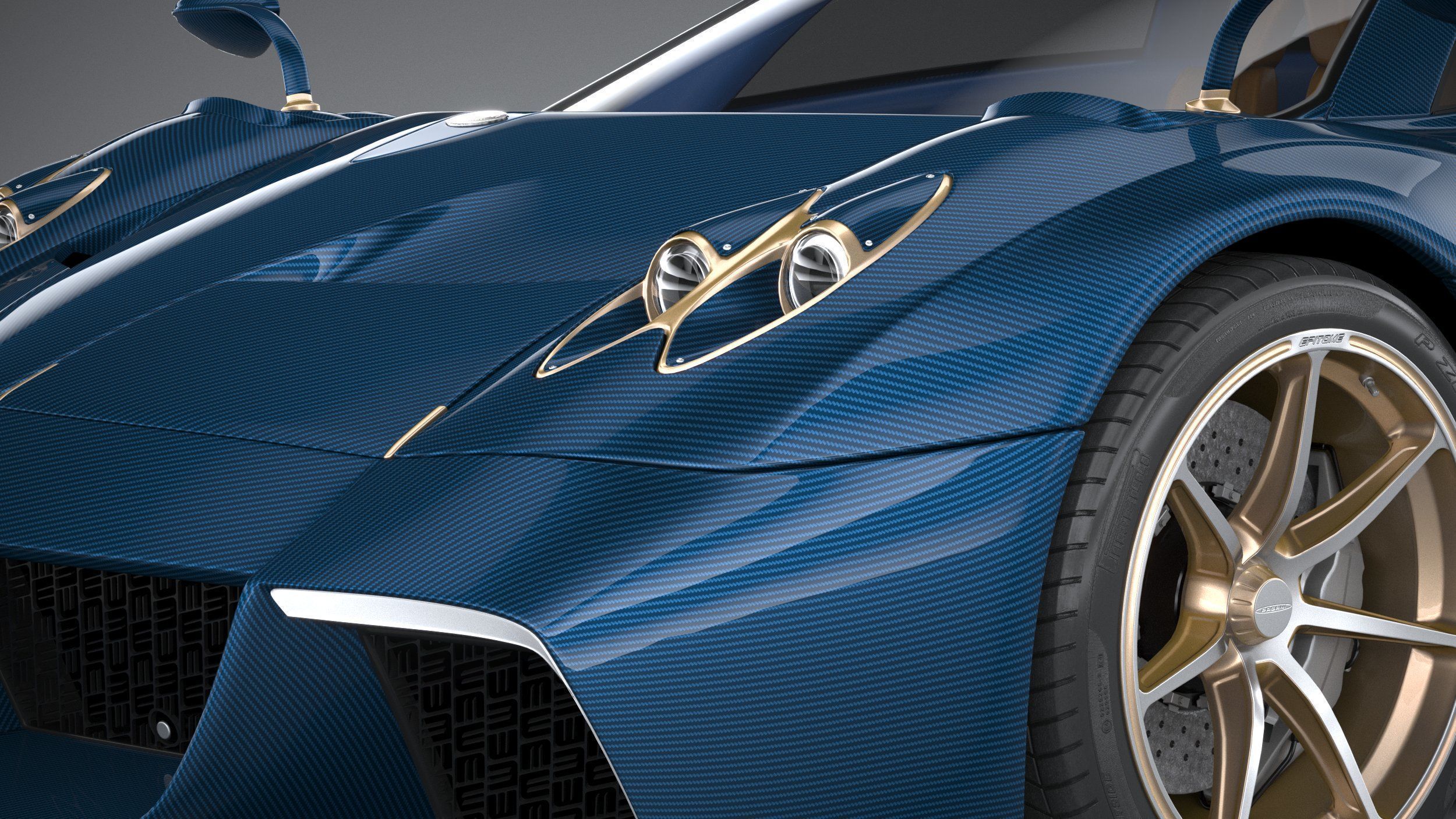 Pagani Huayra Epitome 2024 3D model_14