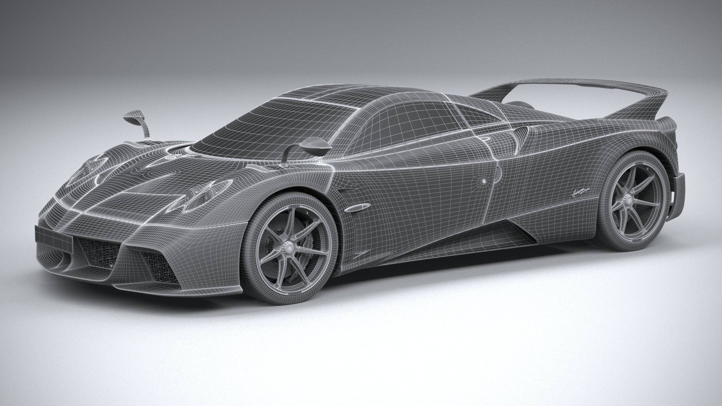 Pagani Huayra Epitome 2024 3D model_26