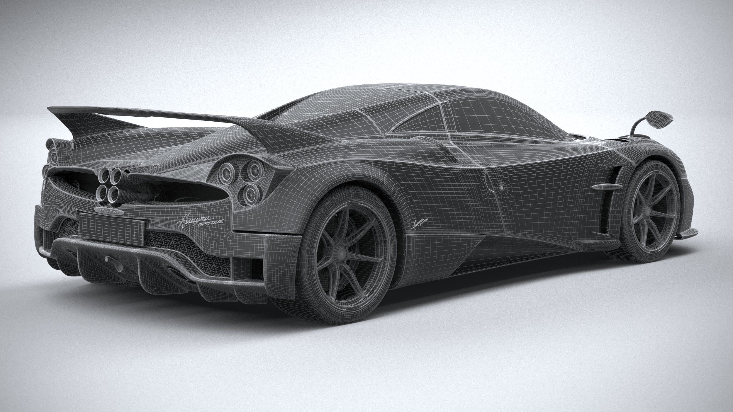 Pagani Huayra Epitome 2024 3D model_27