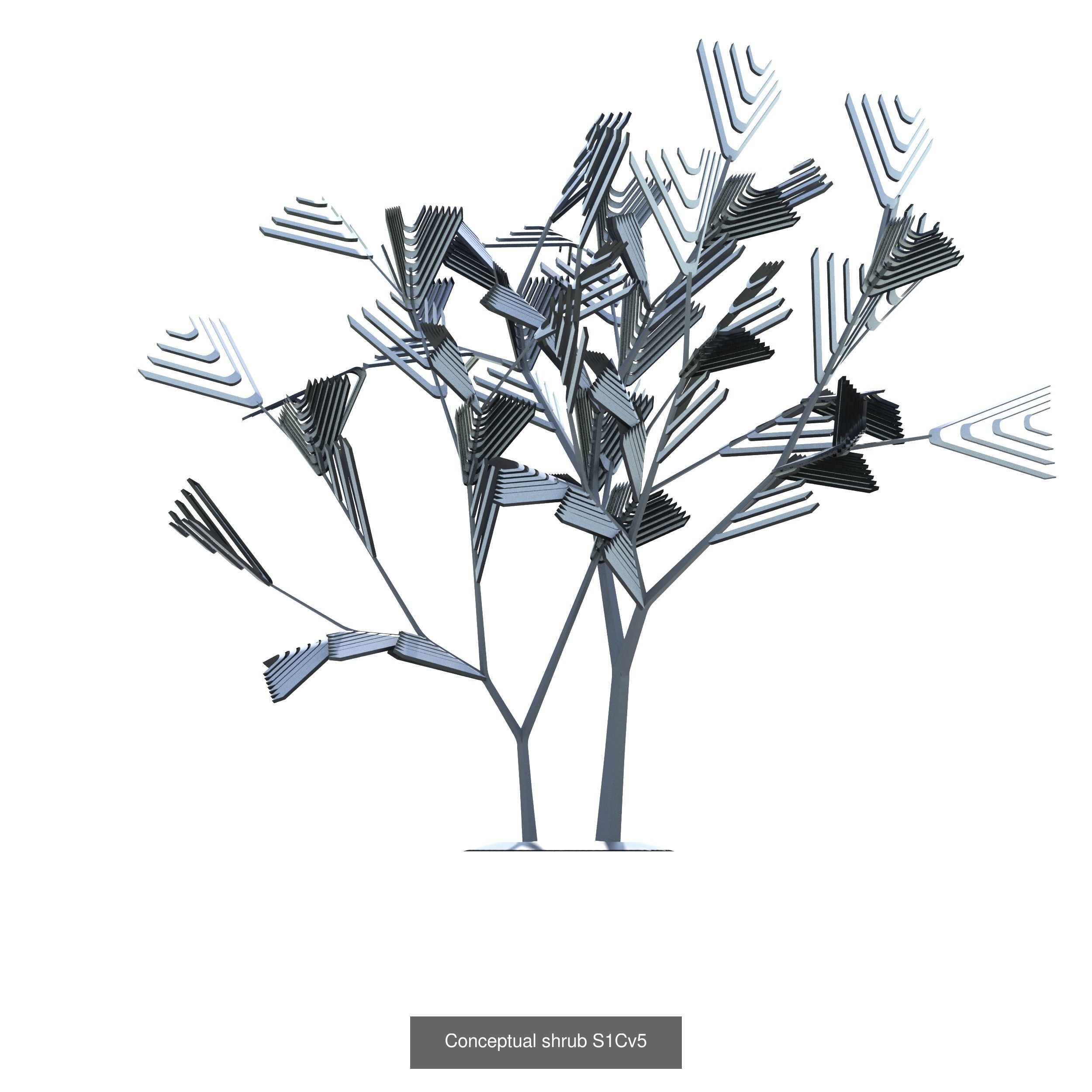 Collection of conceptual shrubs S1C _5