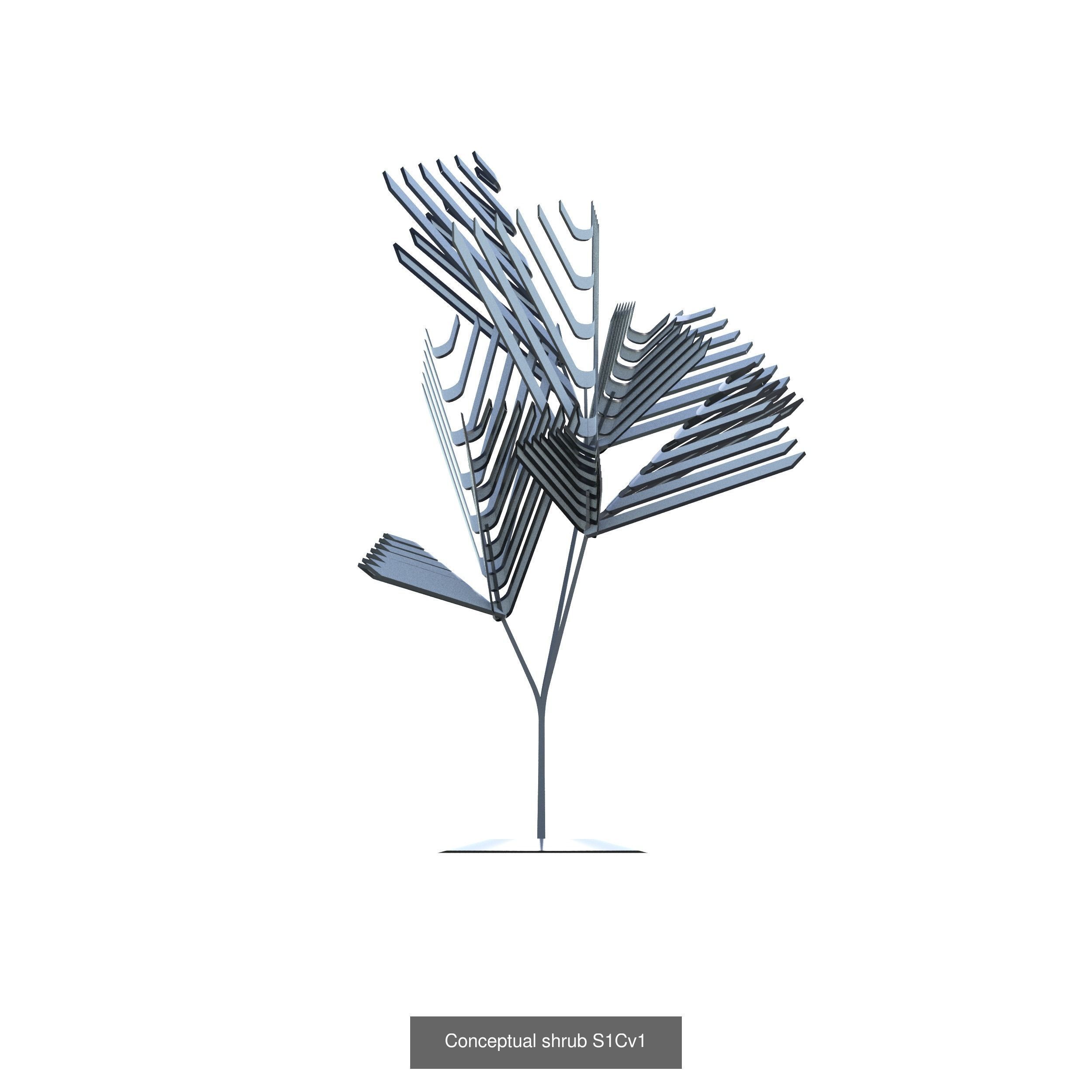 Collection of conceptual shrubs S1C _1