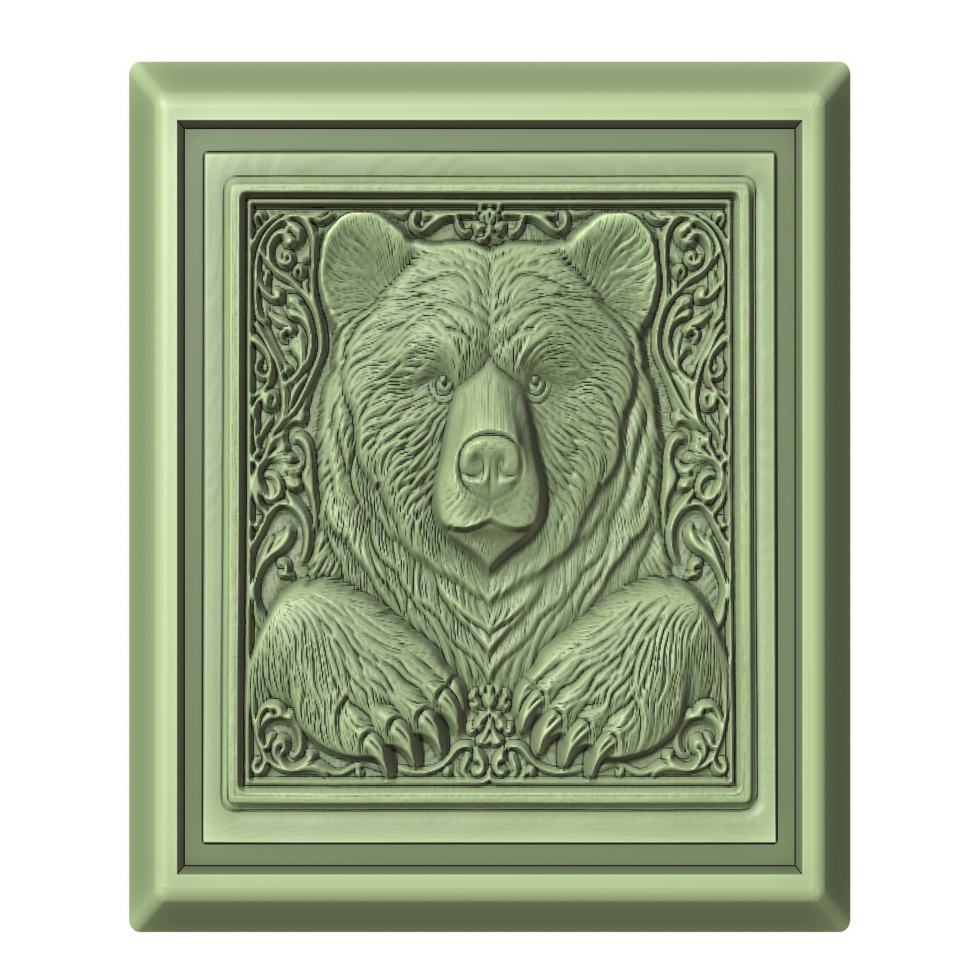 Bear Animal 3D print model_2