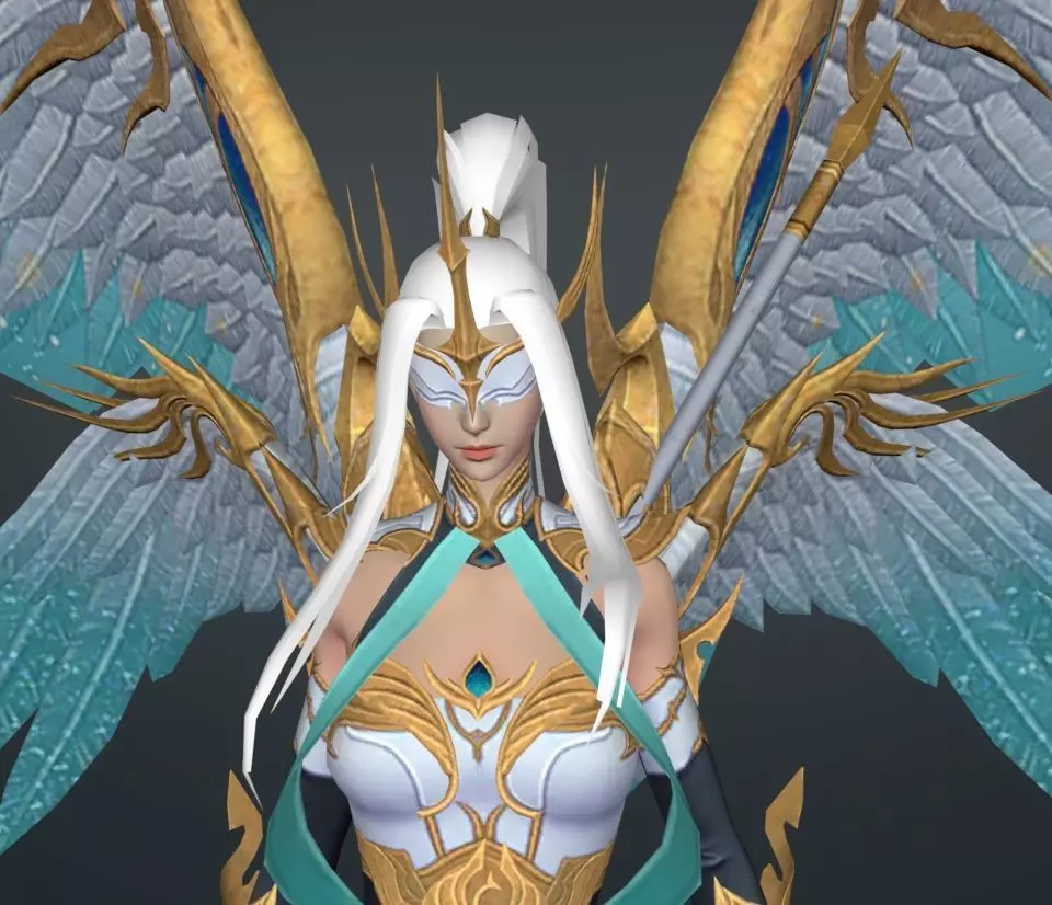 angel wings 3D model
