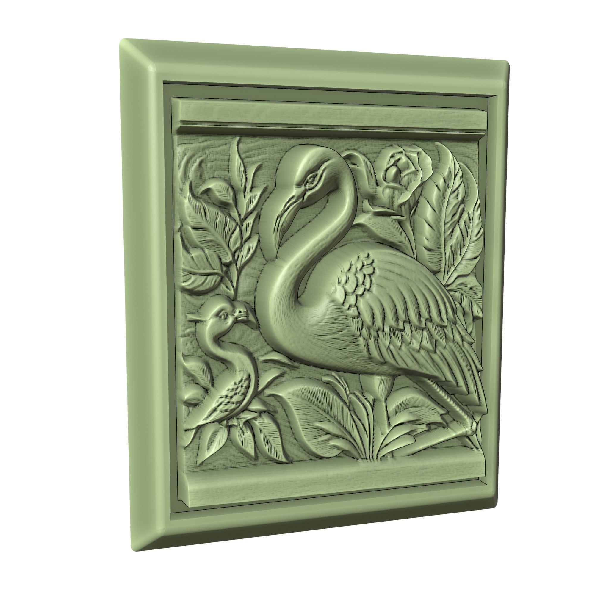 Flamingo Animal 3D print model_3