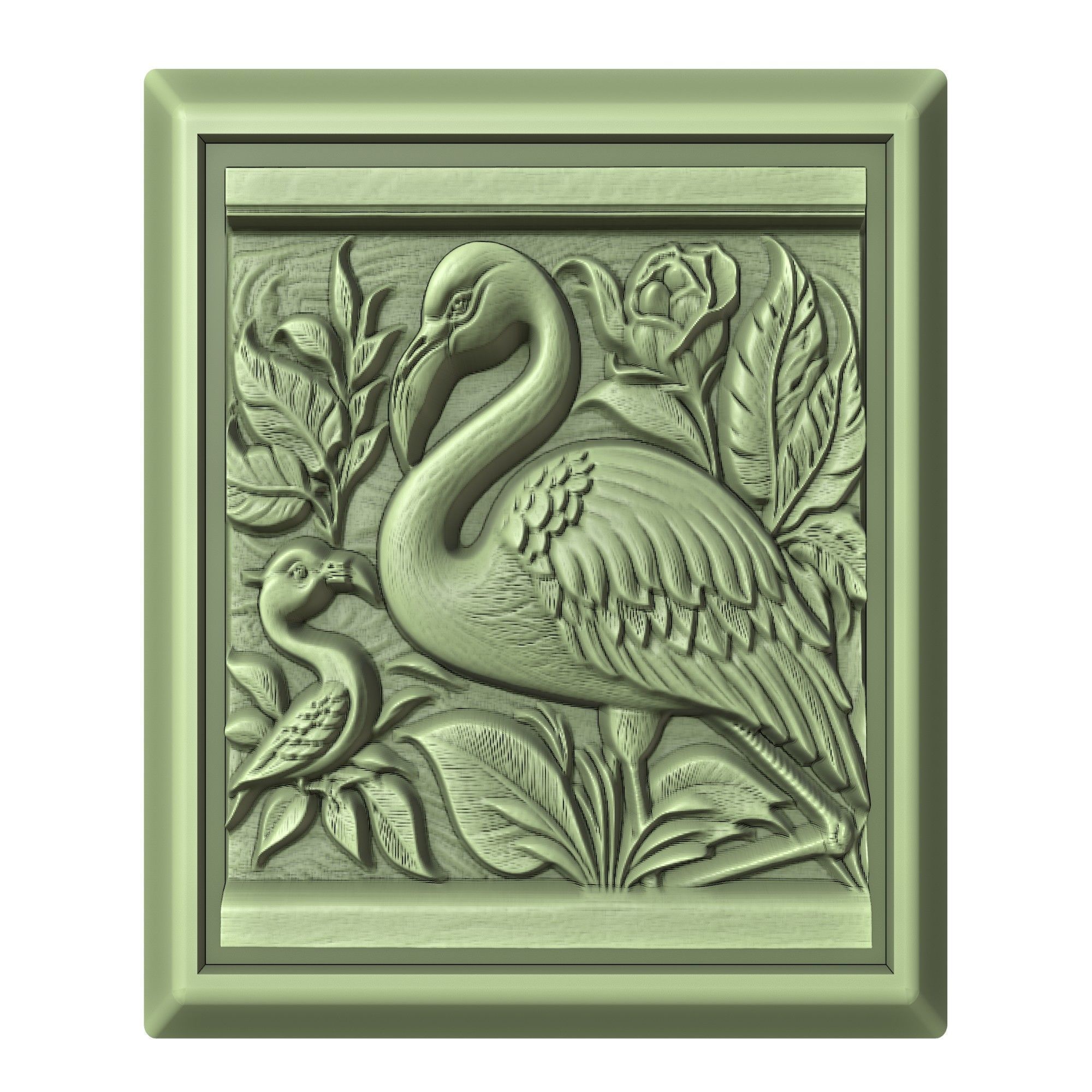 Flamingo Animal 3D print model_2