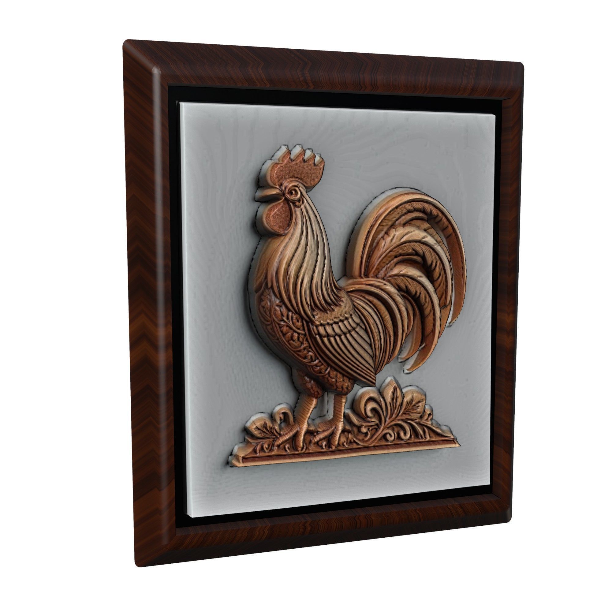 Rooster Animal 3D print model_1