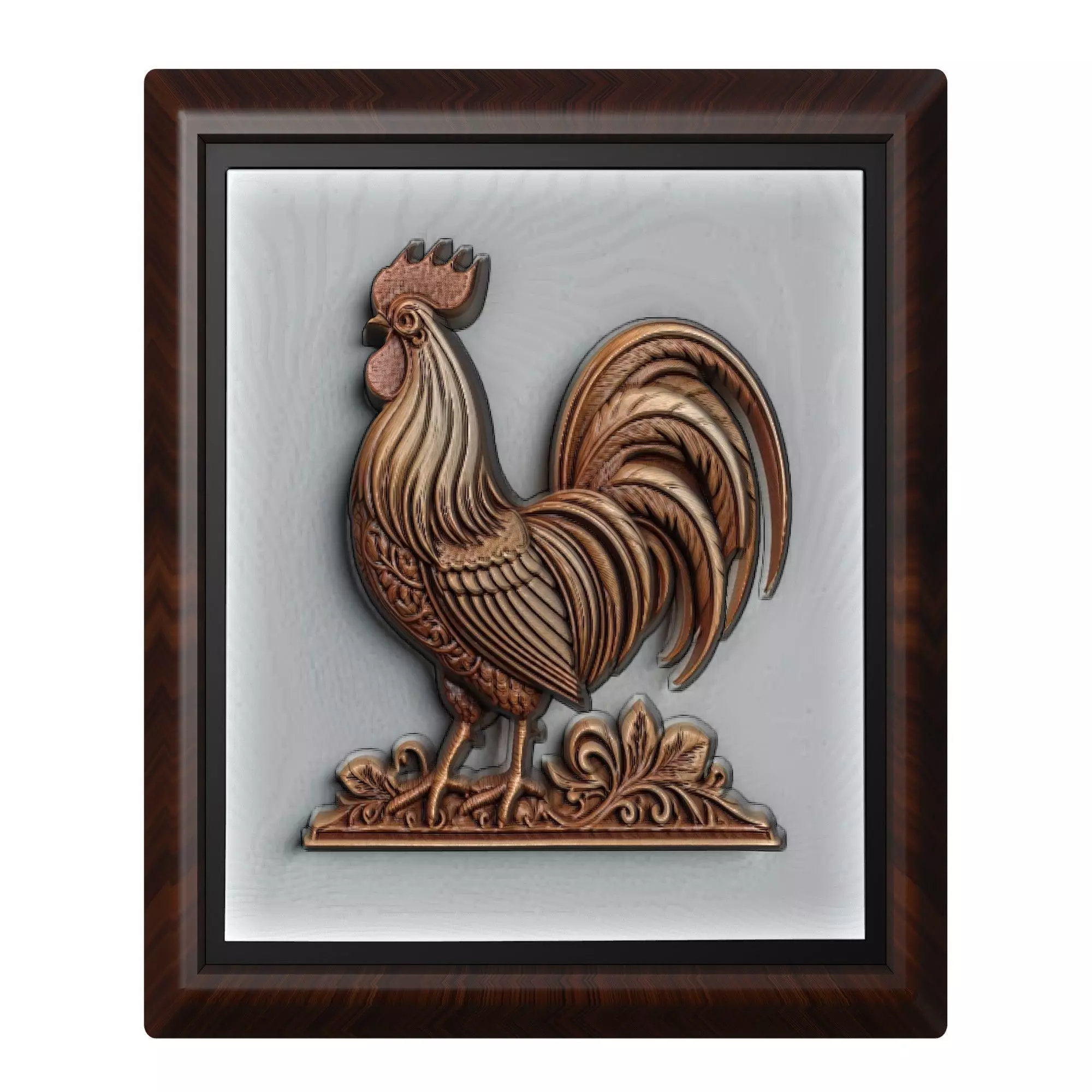 Rooster Animal 3D print model_0