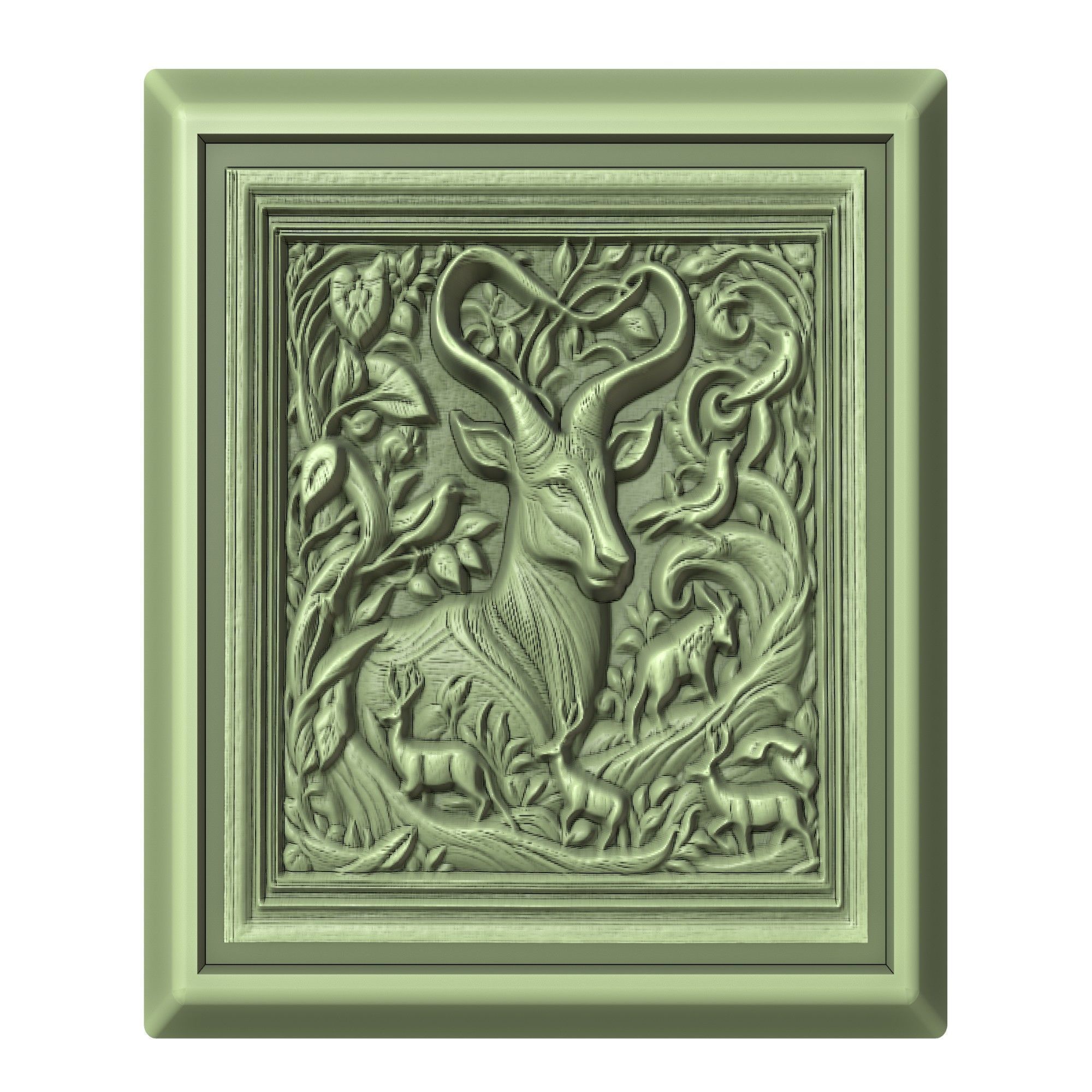 Impala Animal 3D print model_2