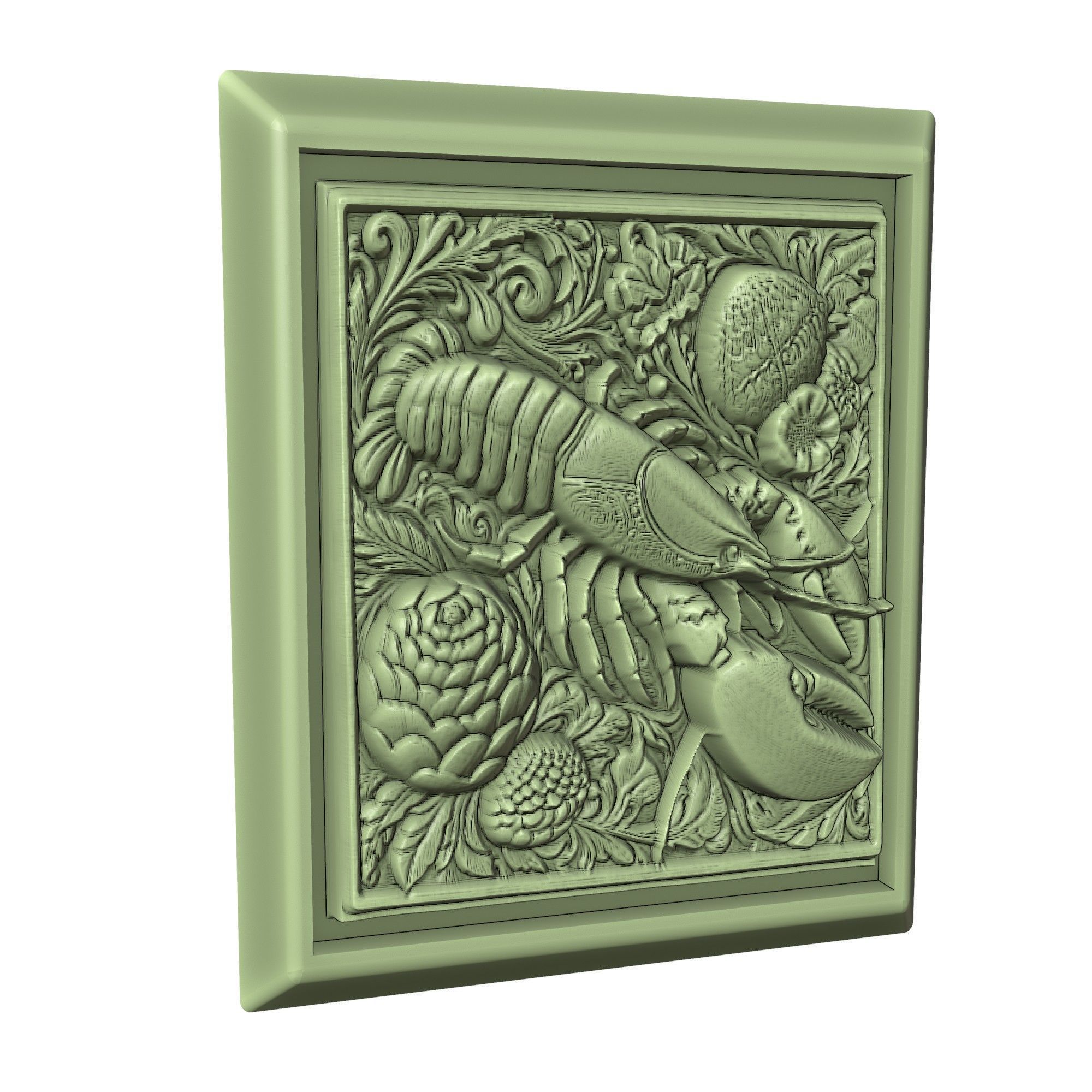 Lobster Animal 3D print model_3