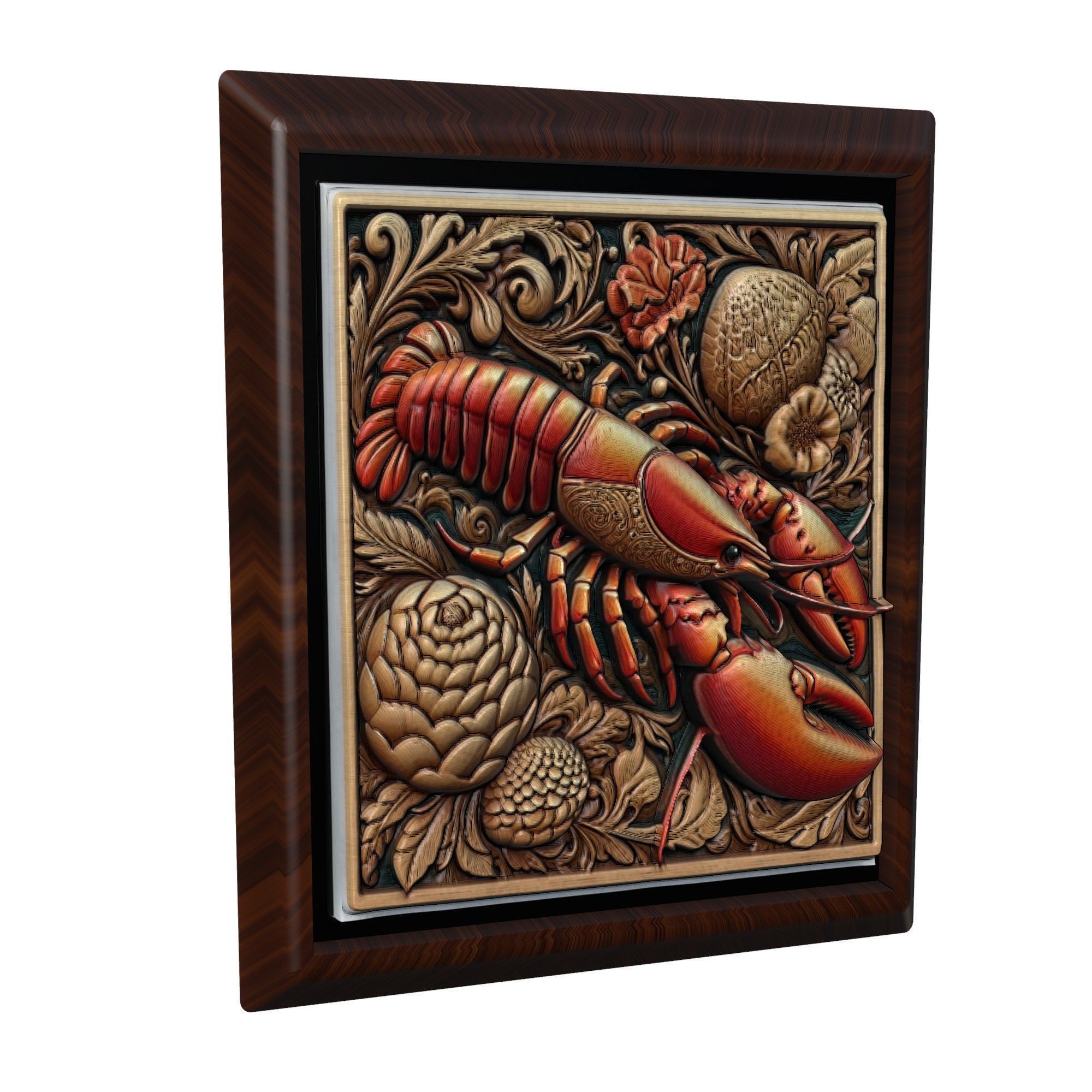 Lobster Animal 3D print model_1