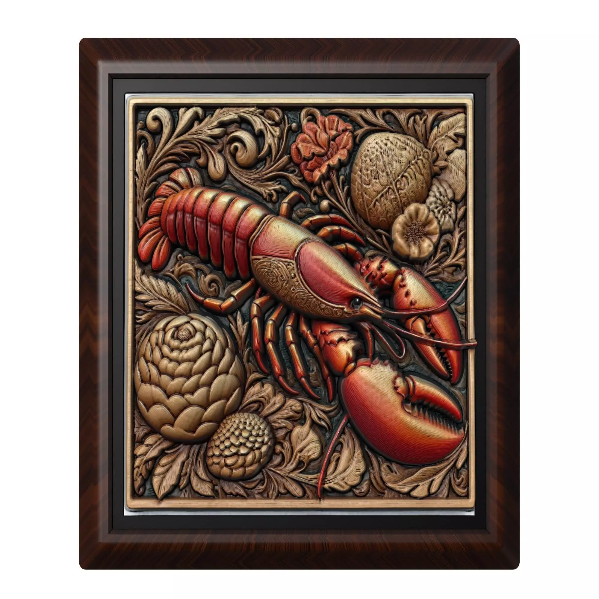 Lobster Animal 3D print model_0