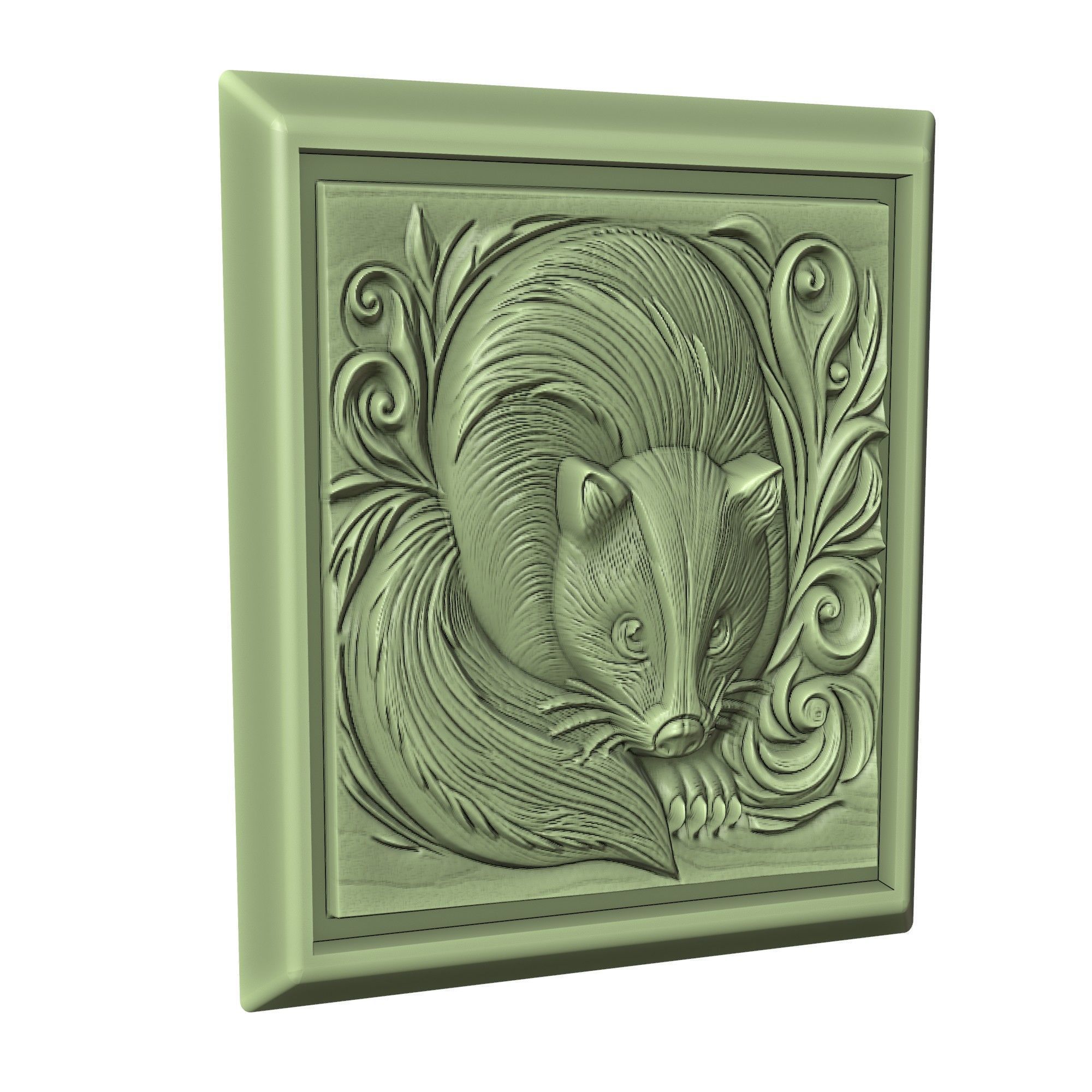 Skunk Animal 3D print model_3