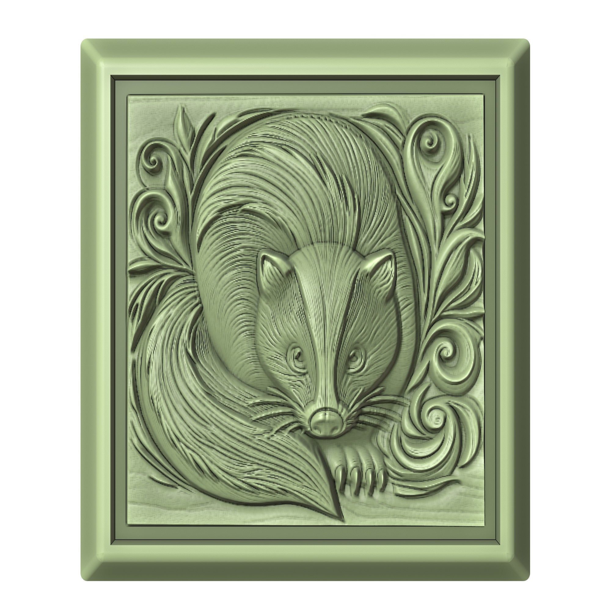 Skunk Animal 3D print model_2