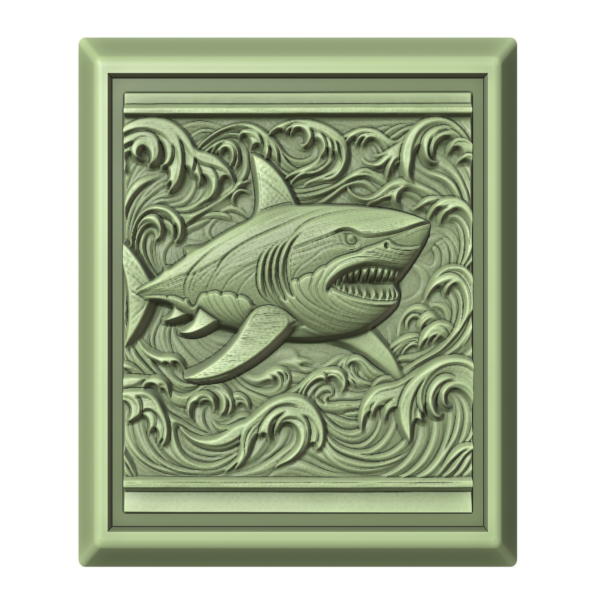 Shark Animal 3D print model_2