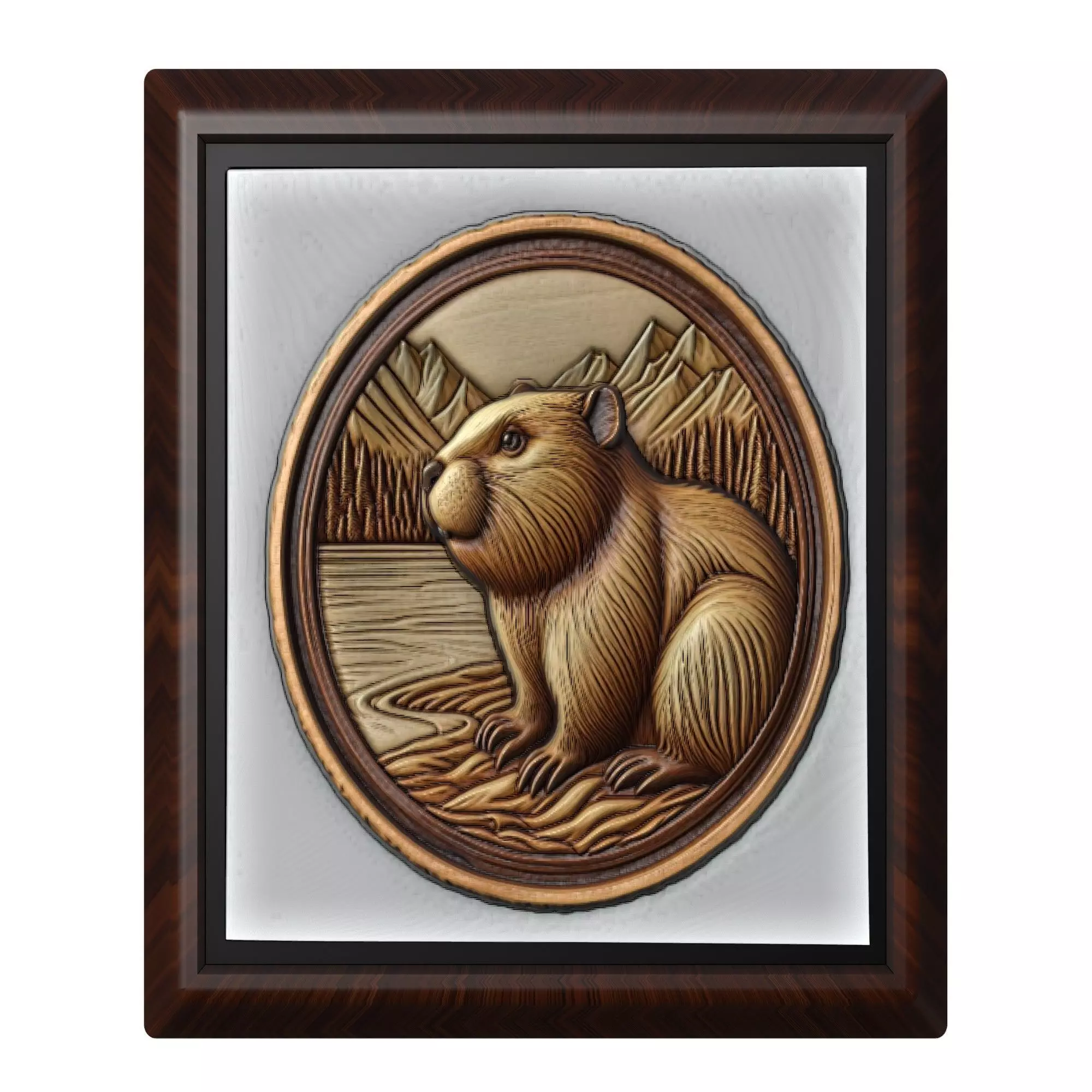 Beaver Animal 3D print model_0