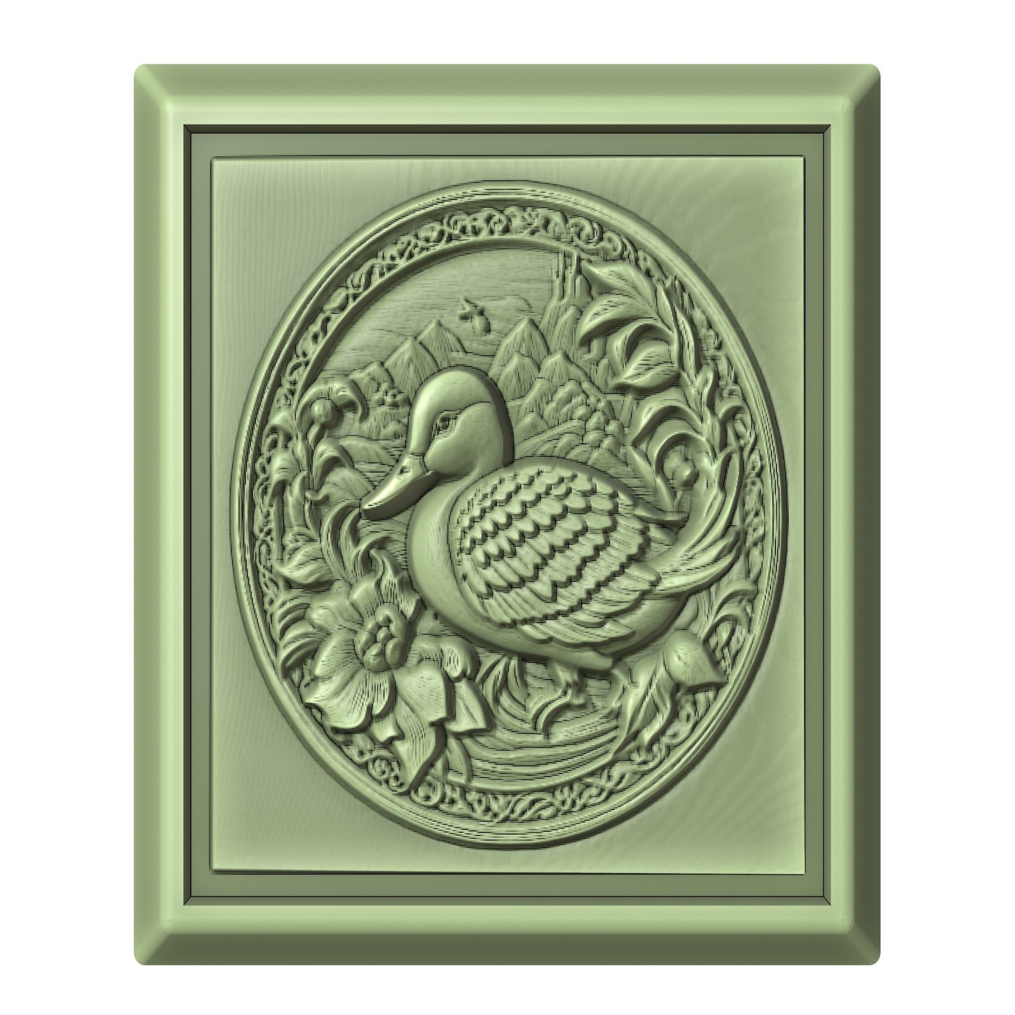 Duck Animal 3D print model_2