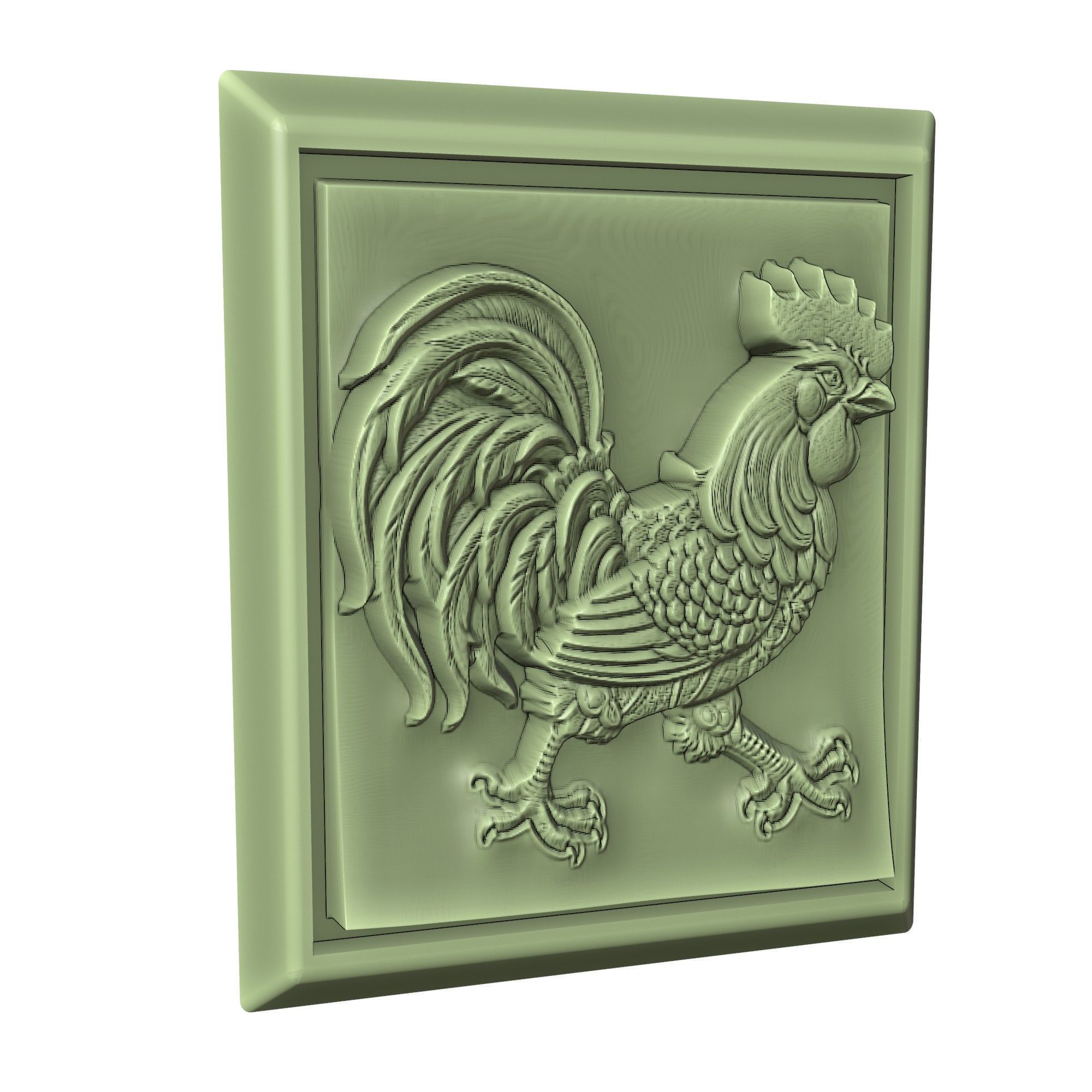 Chicken Animal 3D print model_3
