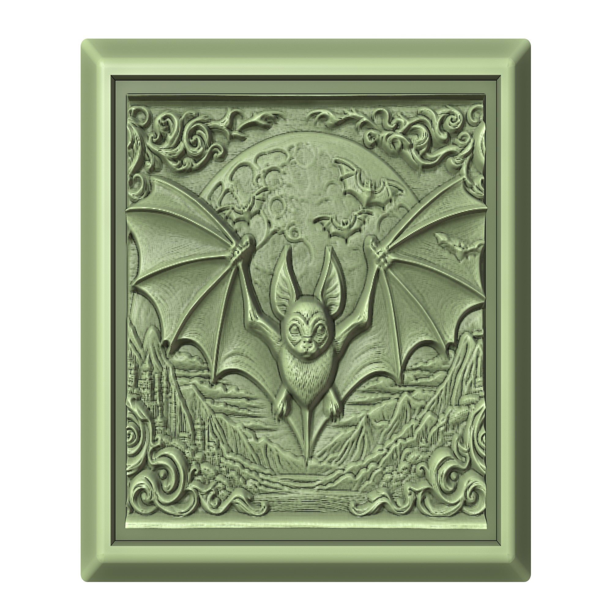 Bat Animal 3D print model_2
