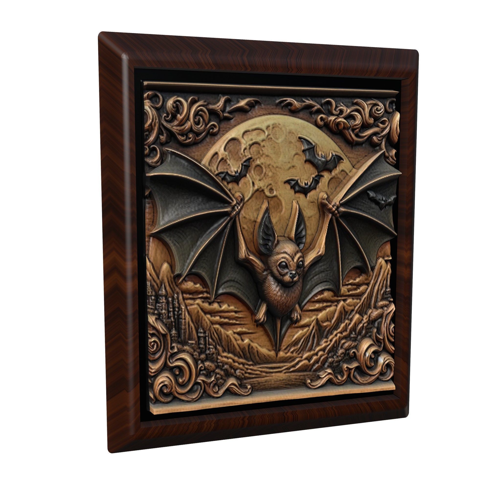 Bat Animal 3D print model_1