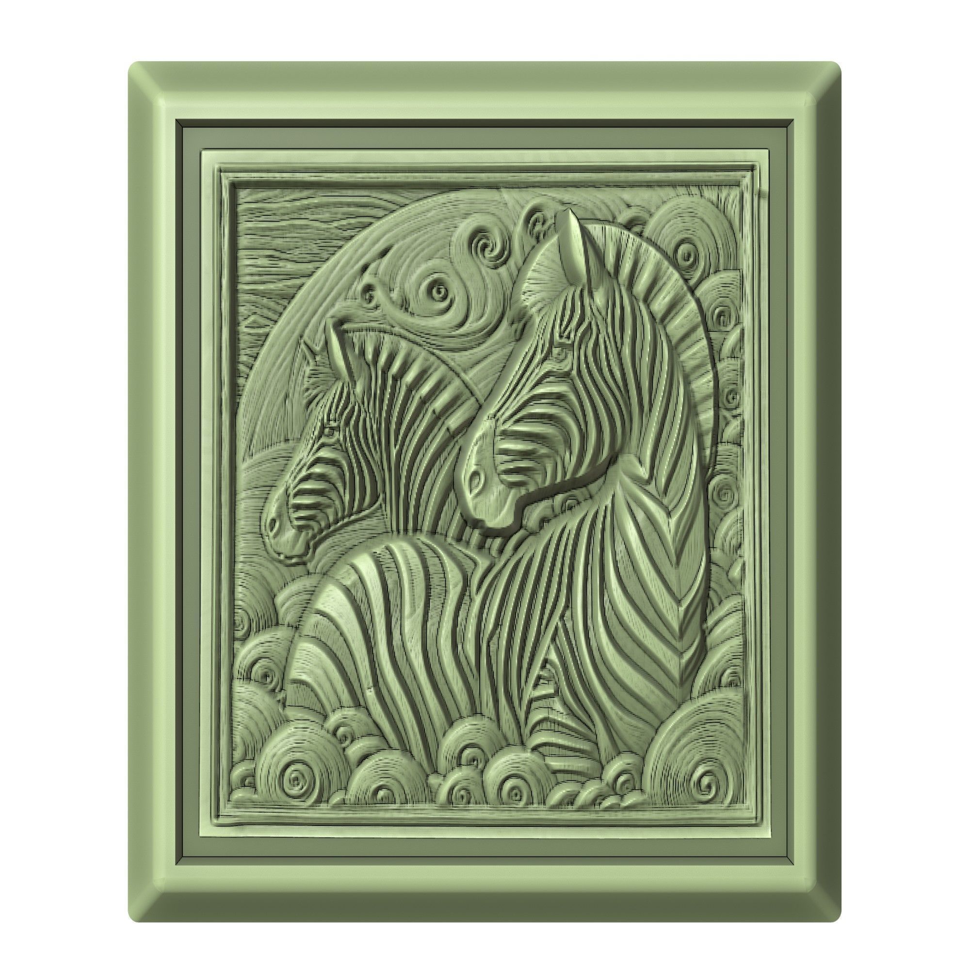 Zebra Animal 3D print model_2