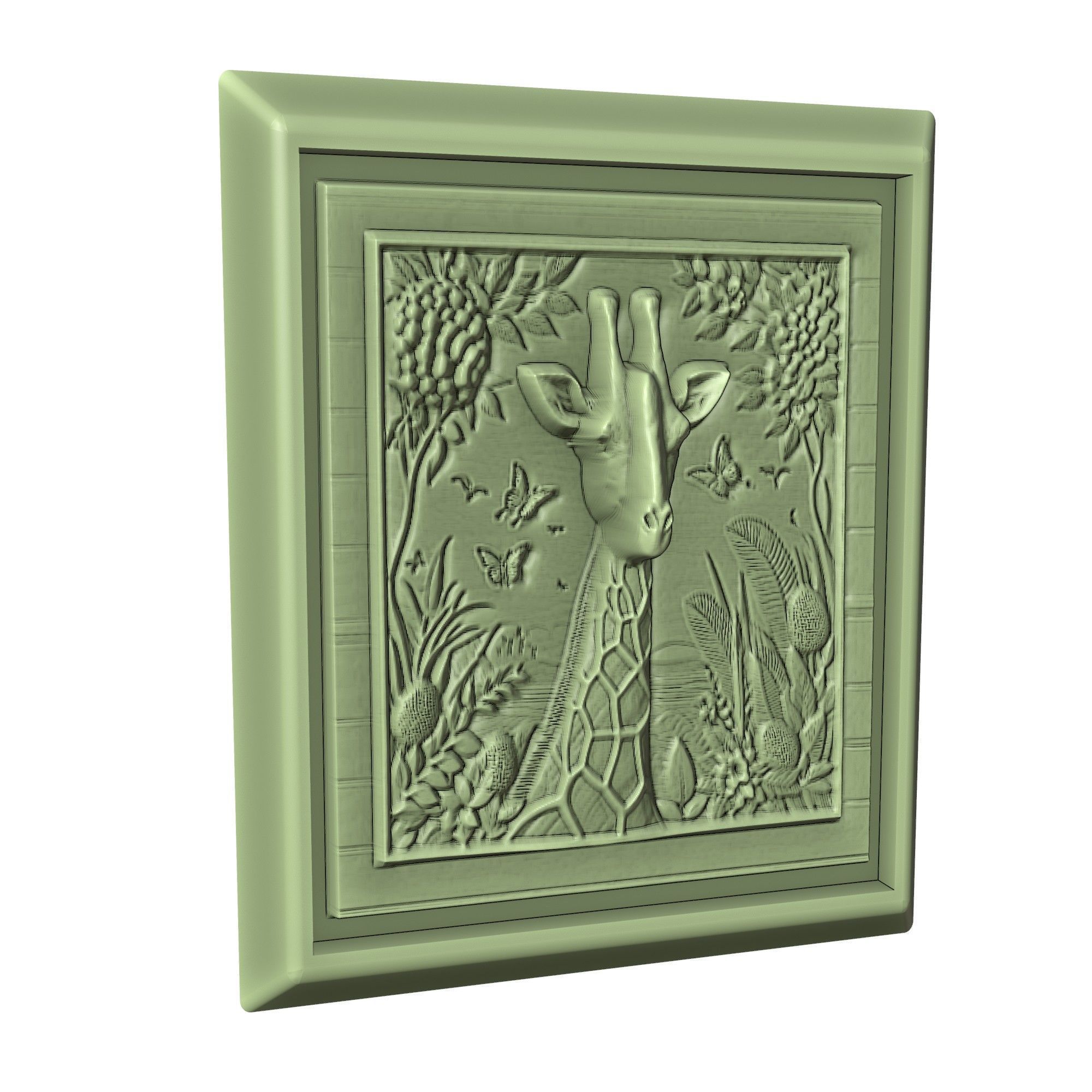 Giraffe Animal 3D print model_3