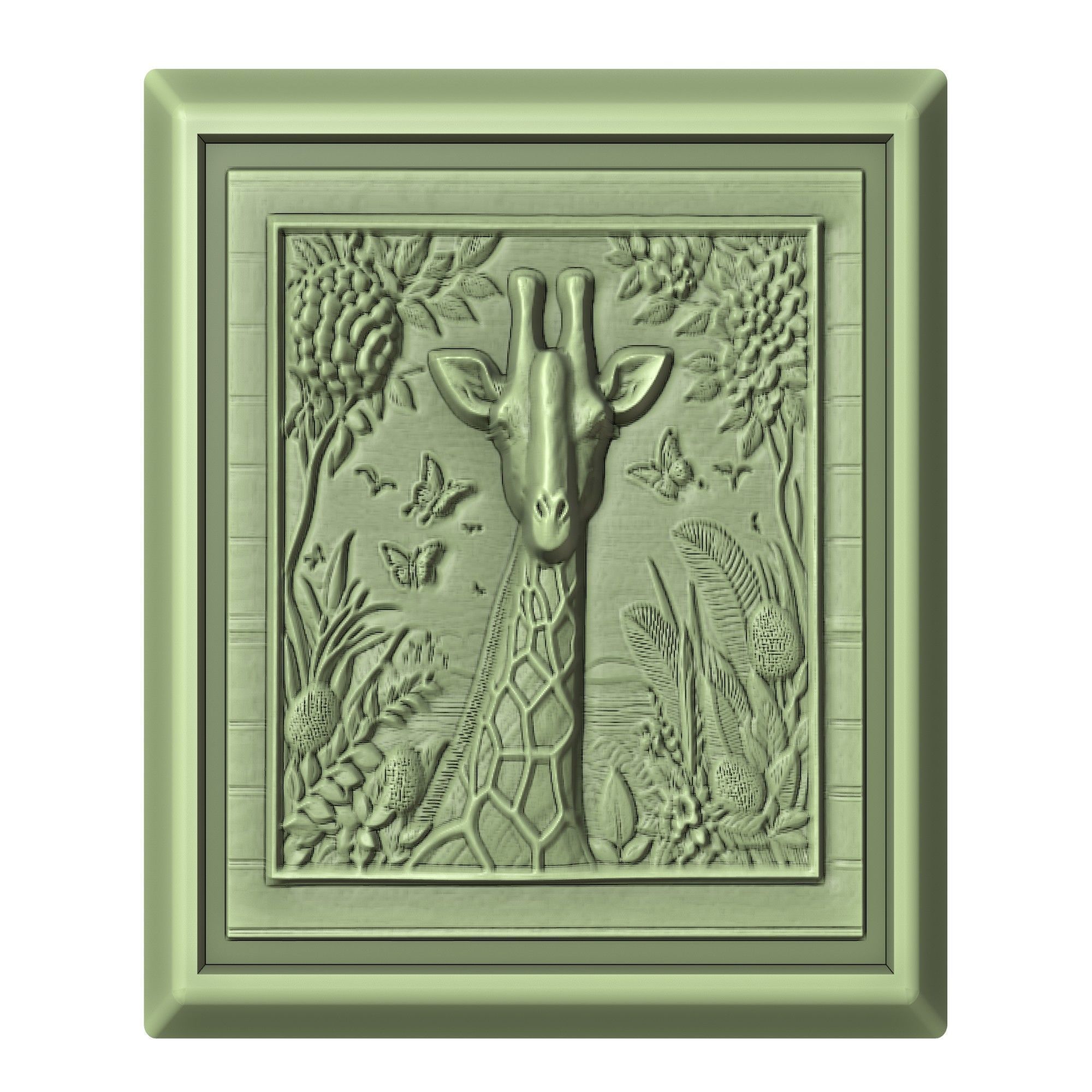 Giraffe Animal 3D print model_2