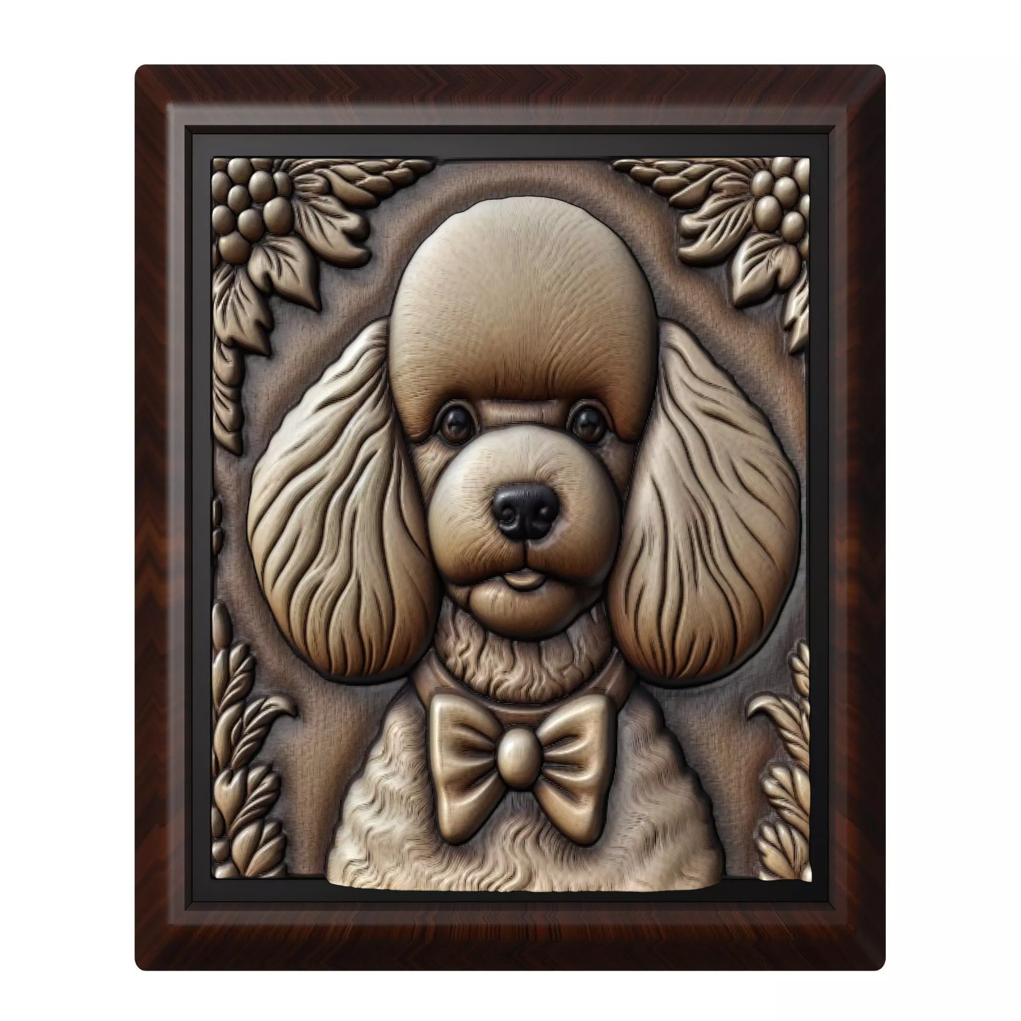 Dog Poodle Animal 3D print model_0