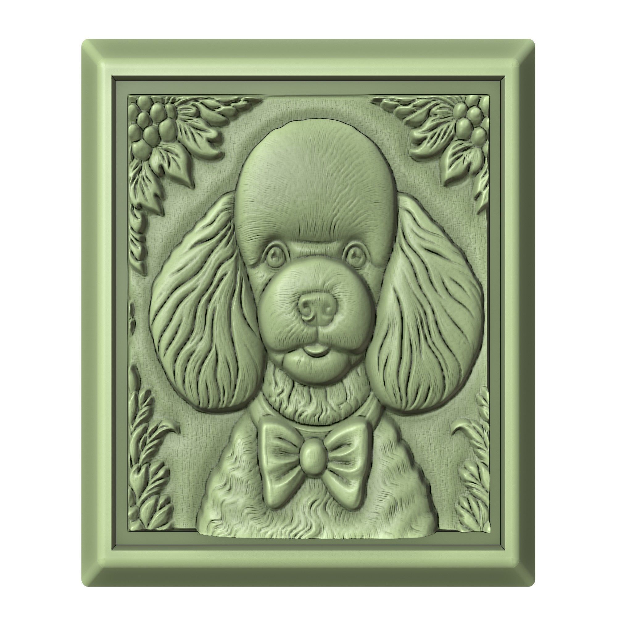 Dog Poodle Animal 3D print model_2