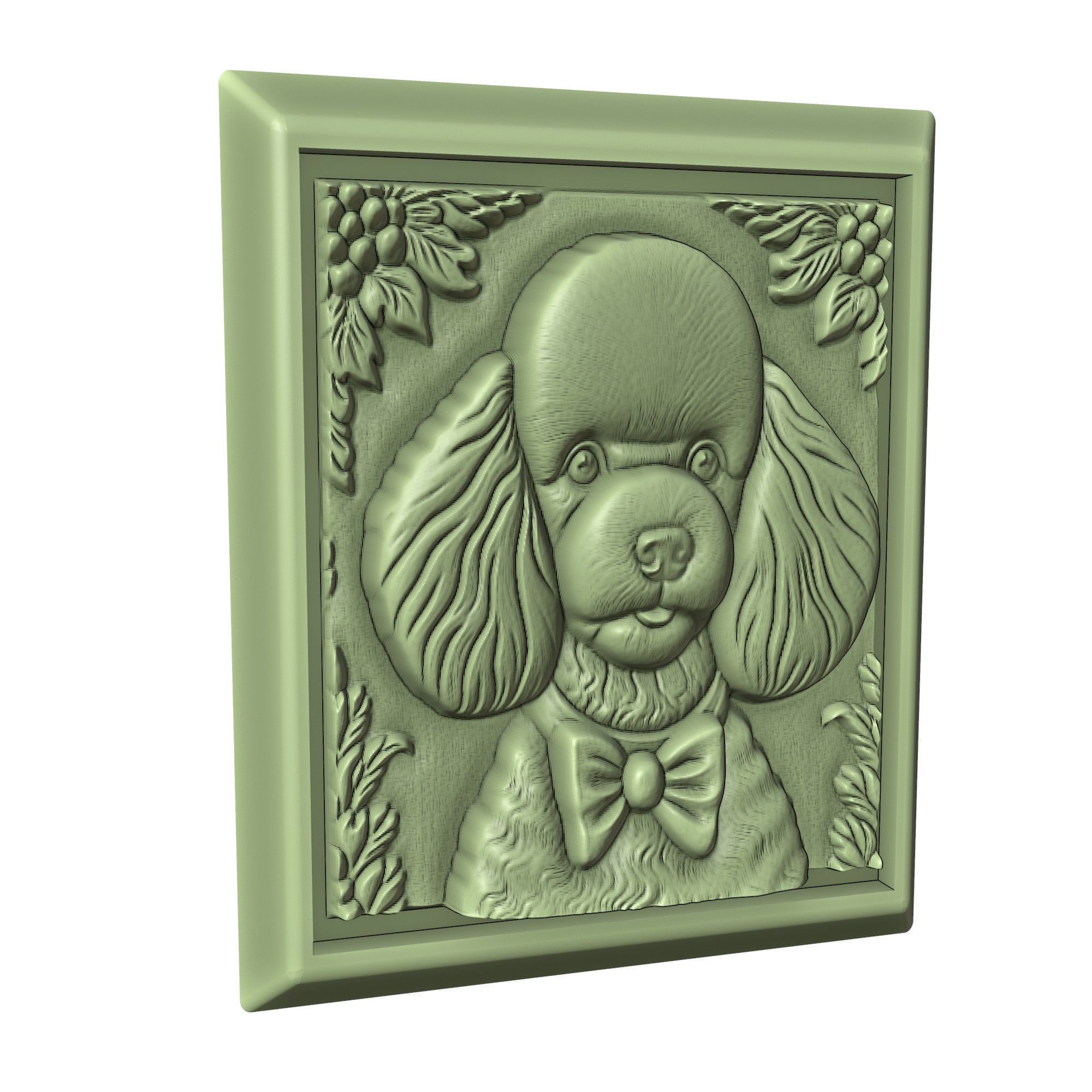 Dog Poodle Animal 3D print model_3