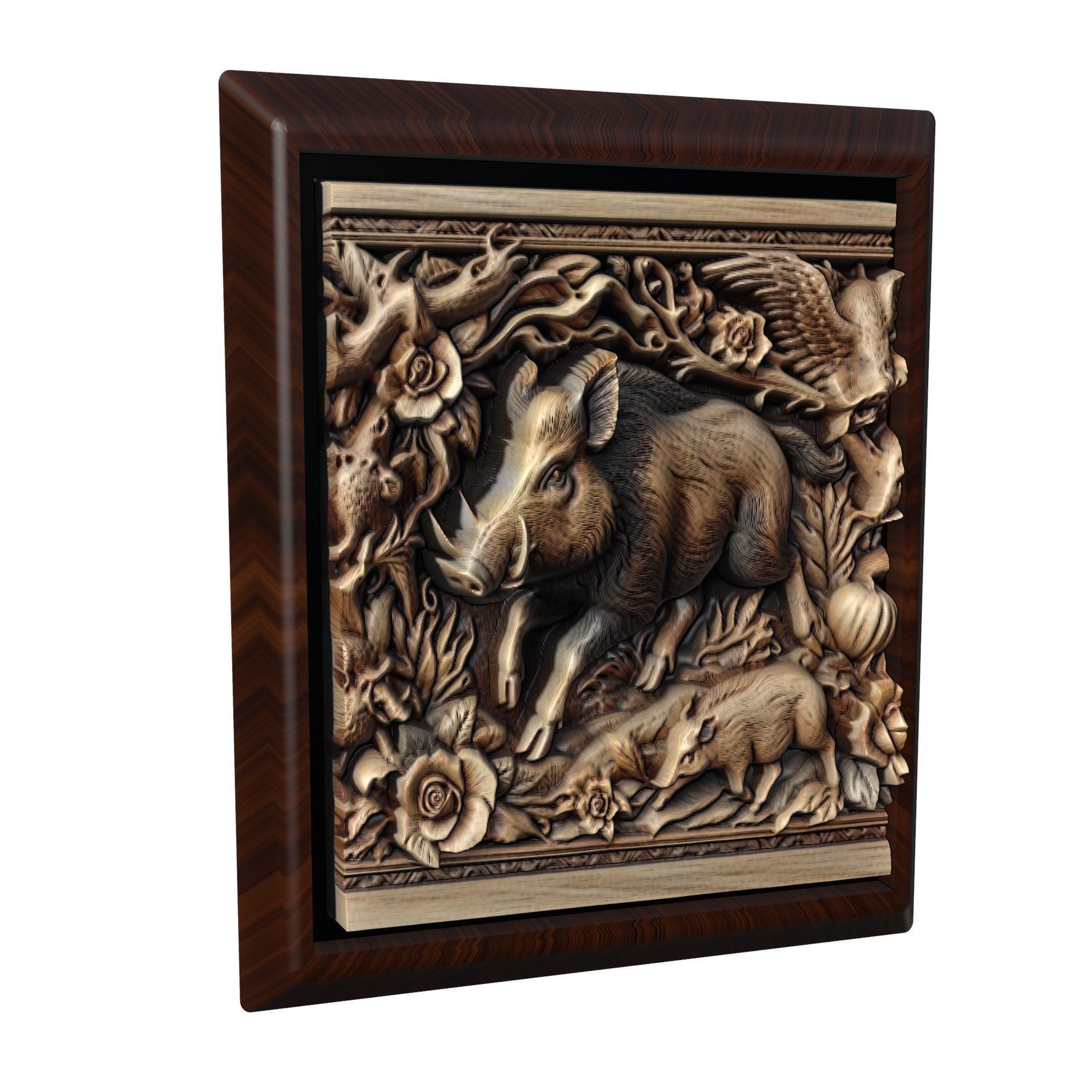 Wild Boar Animal 3D print model_1