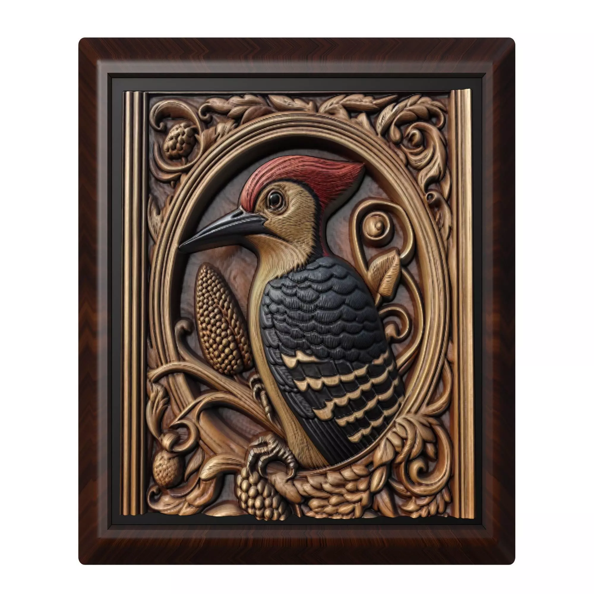 Woodpecker Animal 3D print model_0