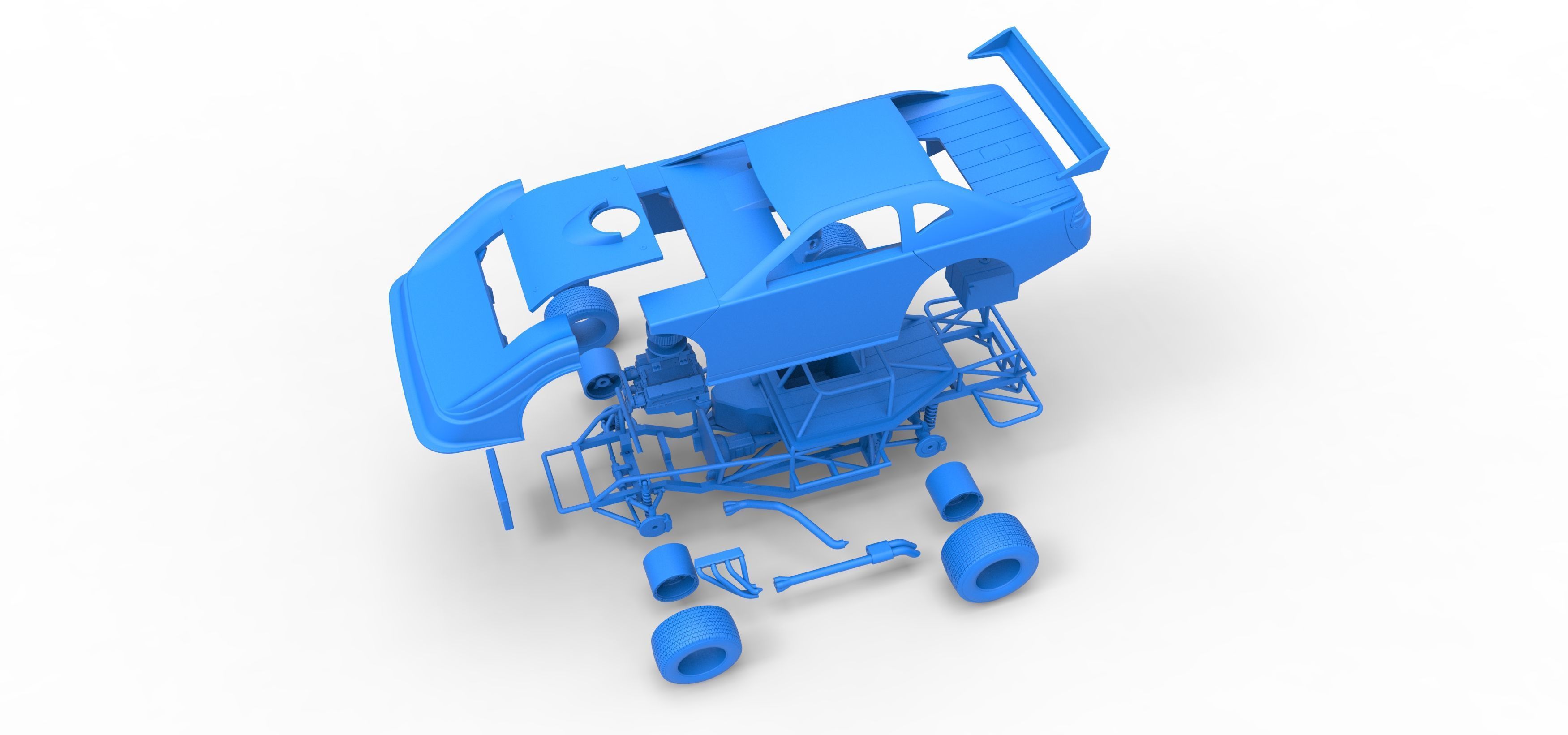 Australian Super Sedan Version 2 Scale 1 to 25 3D print model_57